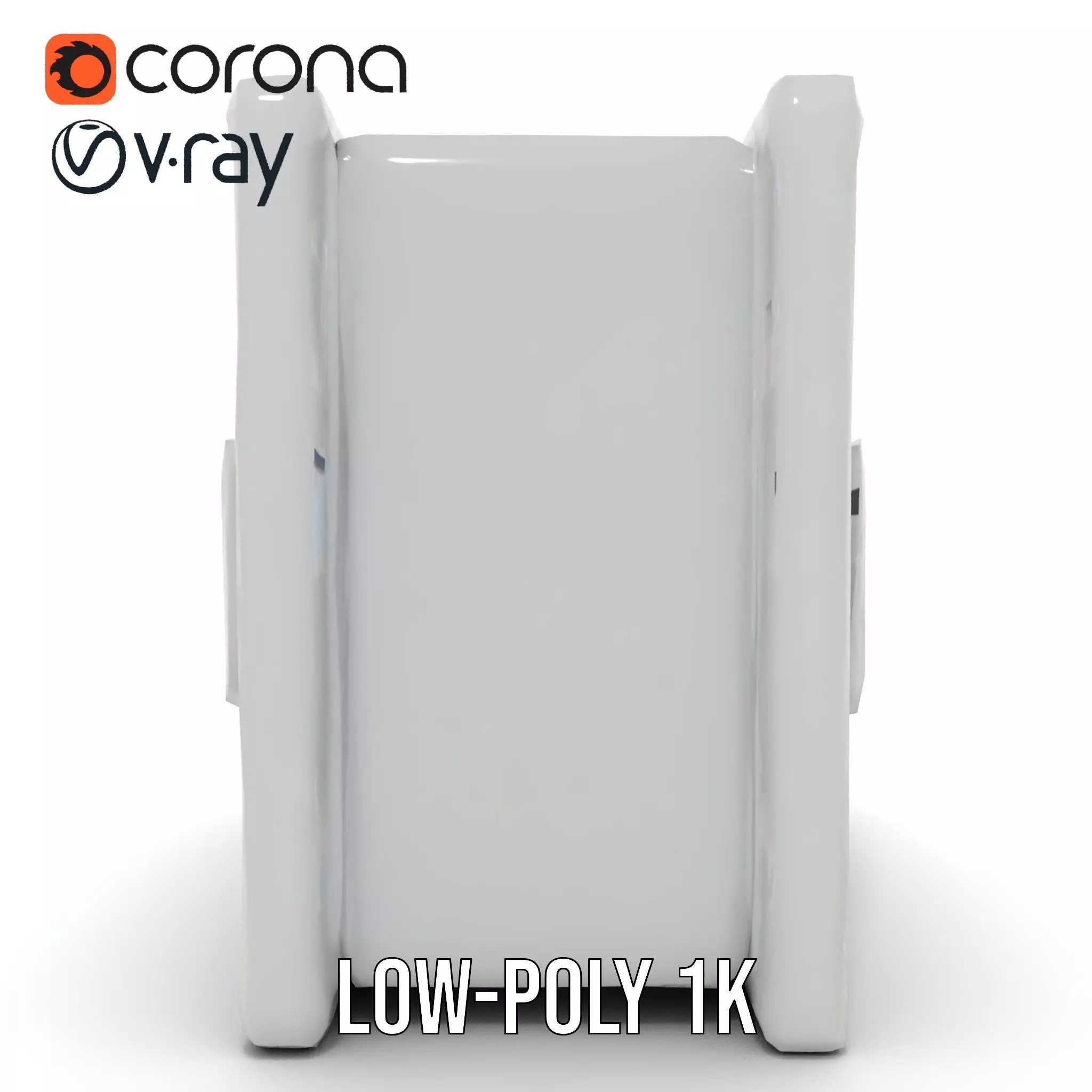 Vault Door model pack with metallic design Low-poly 3D model_25