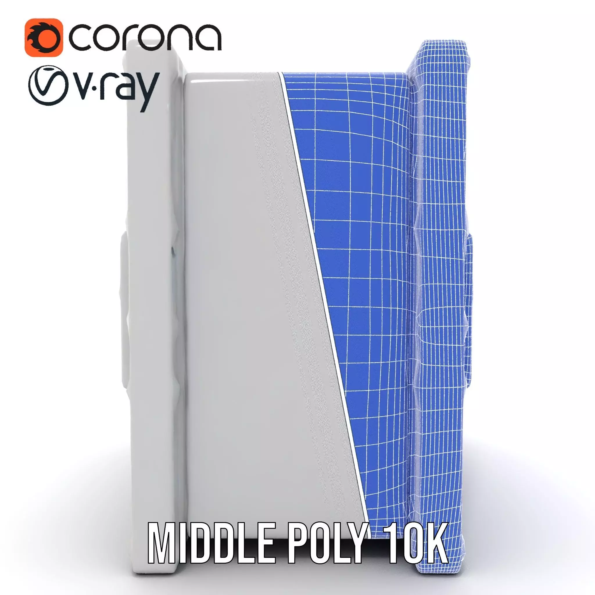 Vault Door model pack with metallic design Low-poly 3D model_30