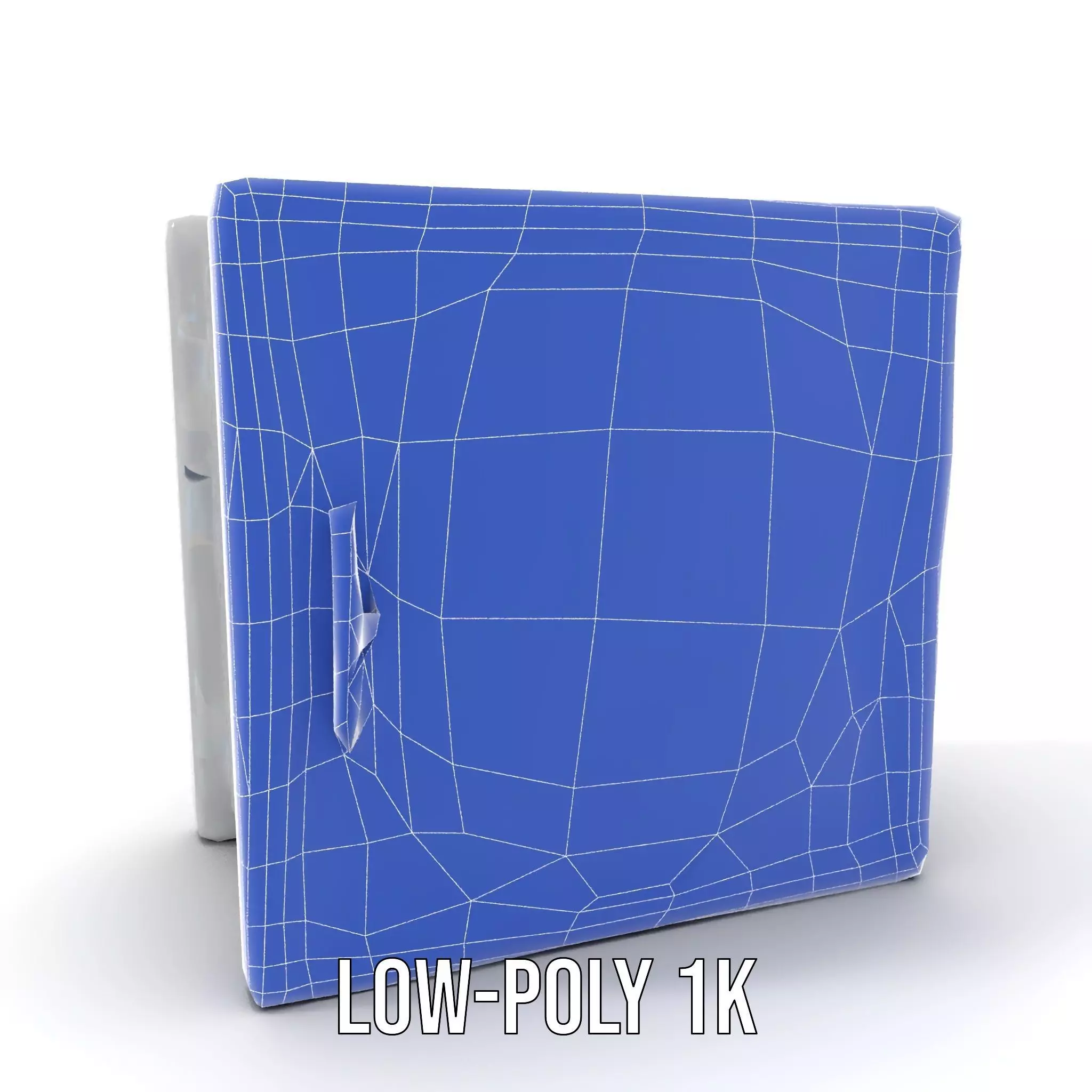 Vault Door model pack with metallic design Low-poly 3D model_11