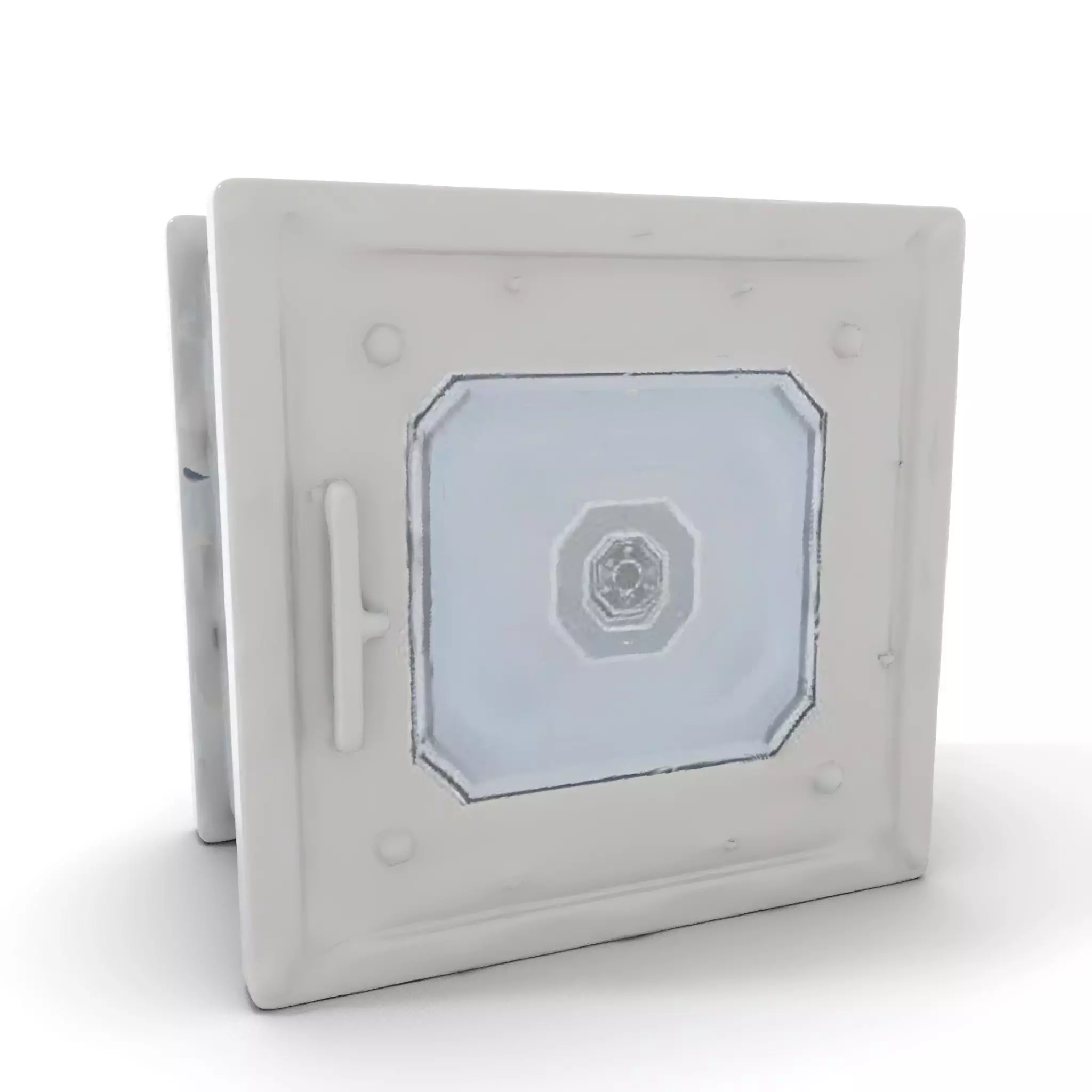 Vault Door model pack with metallic design Low-poly 3D model_5