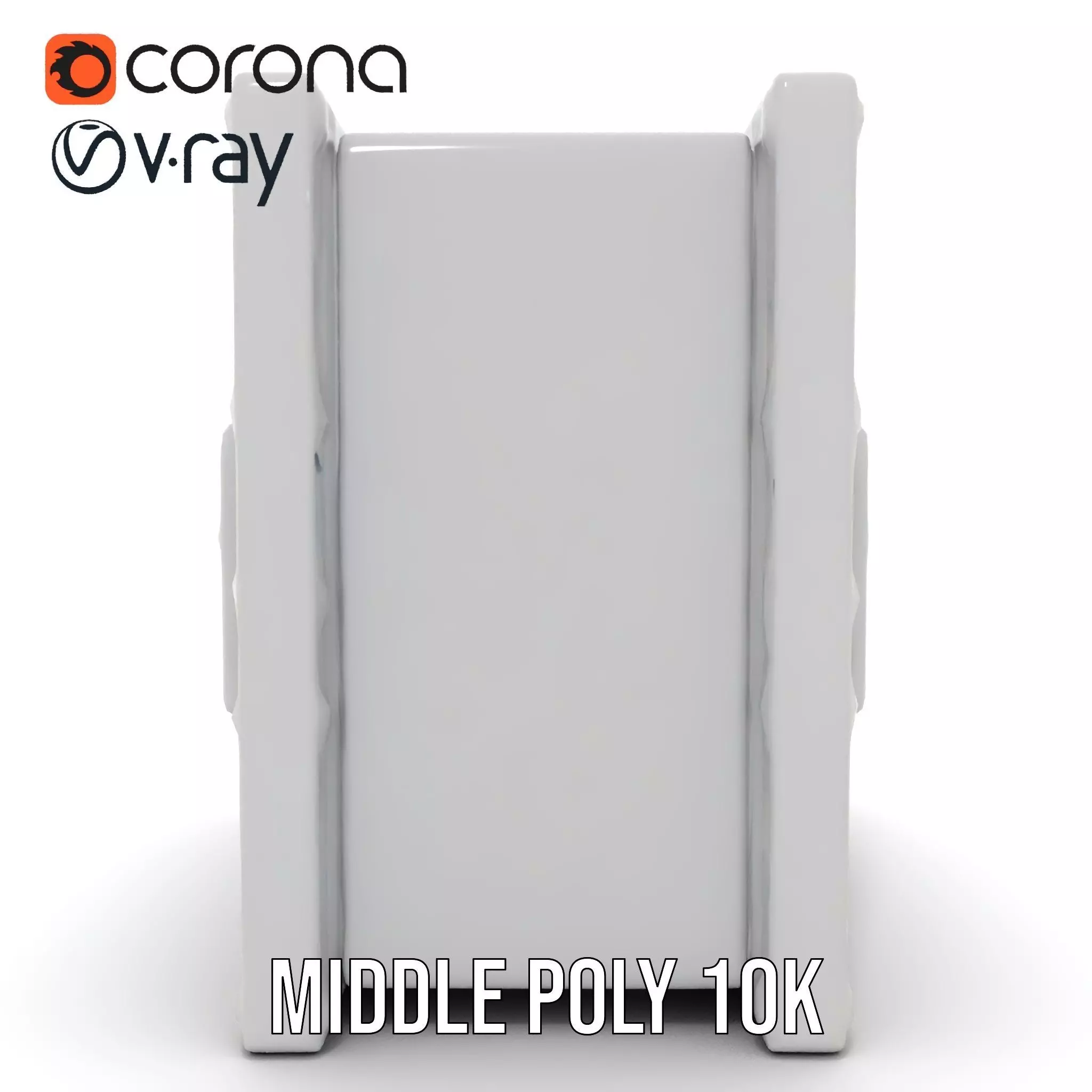 Vault Door model pack with metallic design Low-poly 3D model_10