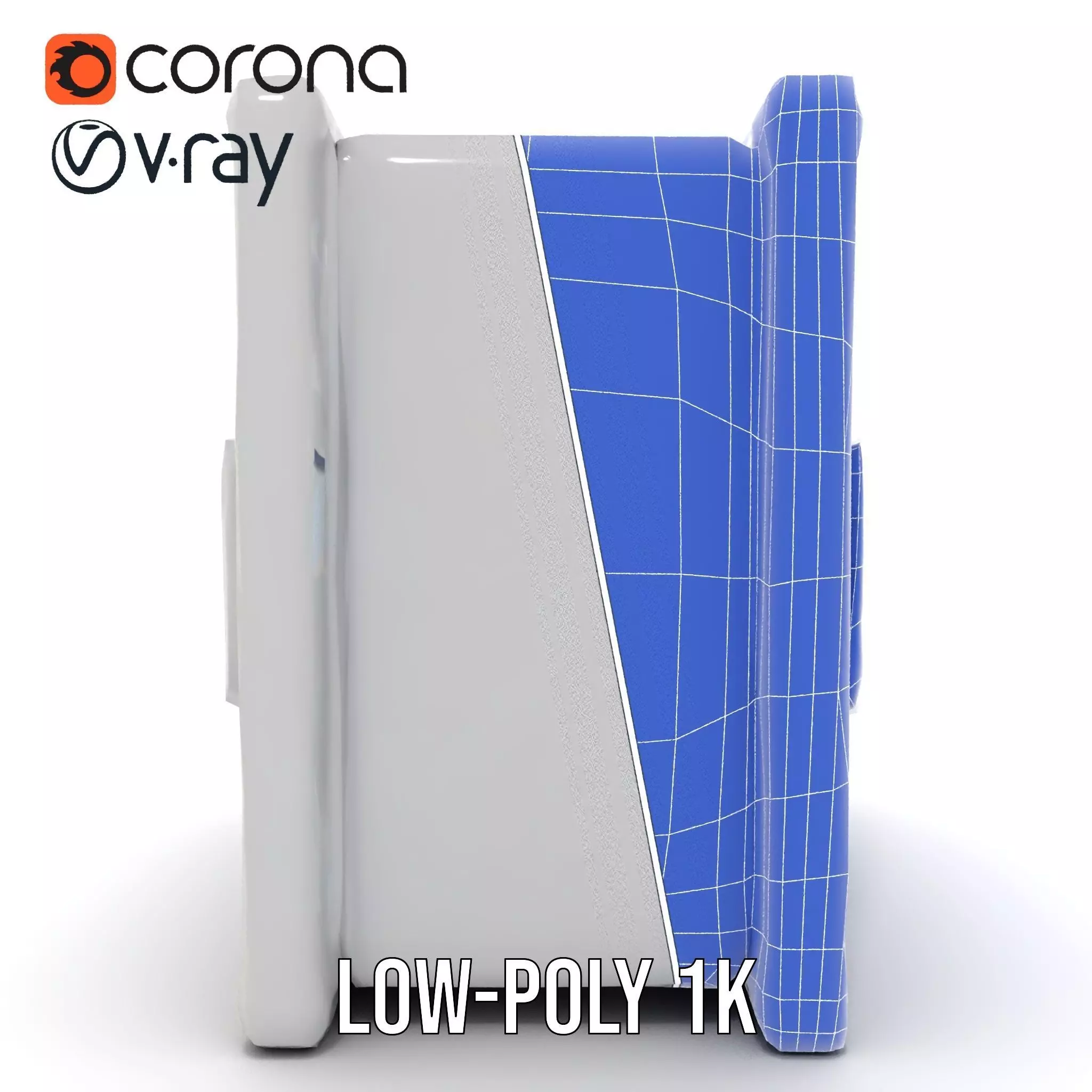 Vault Door model pack with metallic design Low-poly 3D model_31