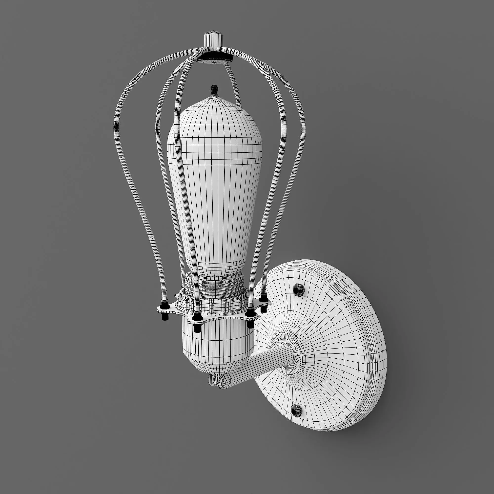 Noel Wall Light 3D model_2