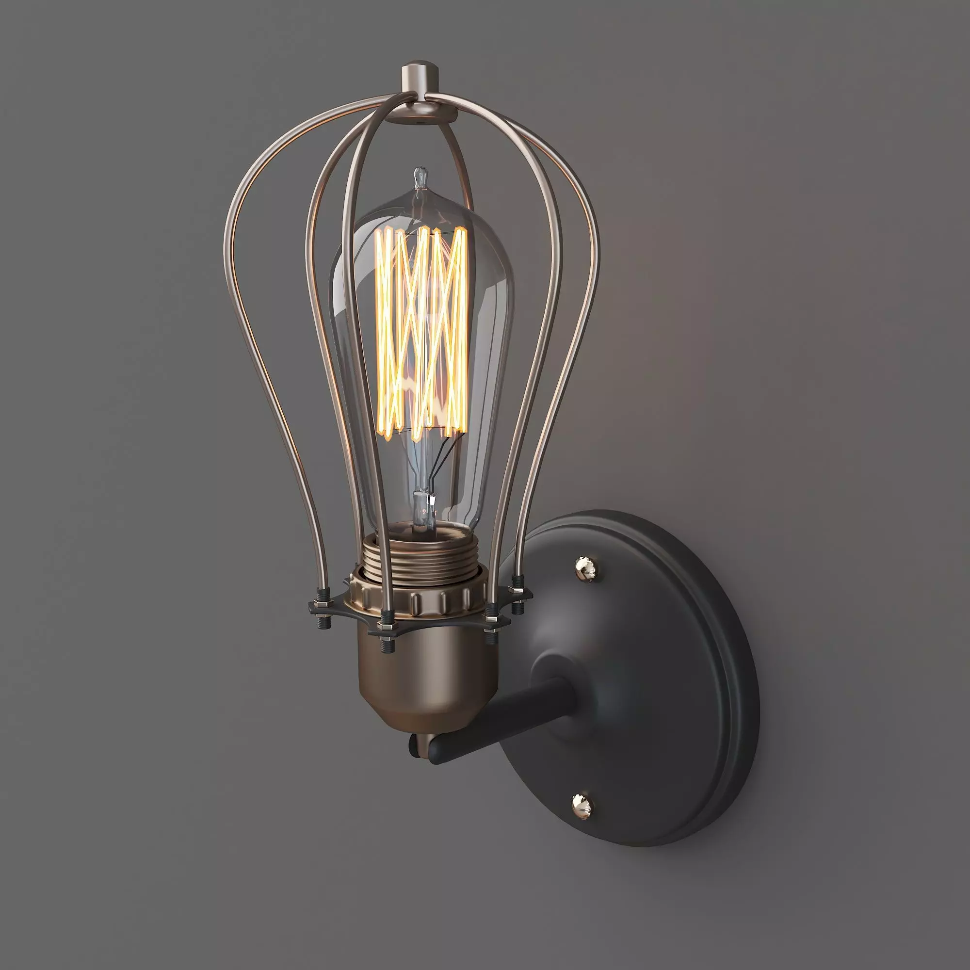Noel Wall Light 3D model_1