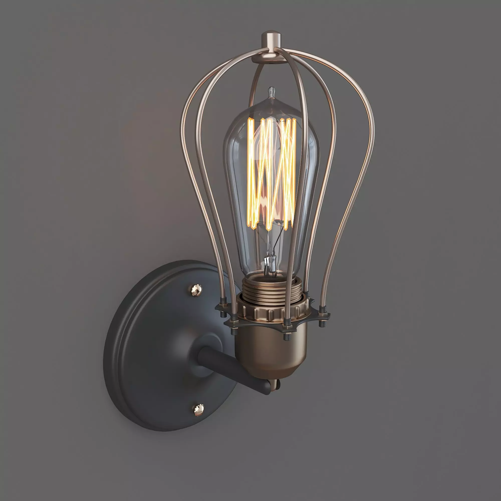 Noel Wall Light 3D model_0