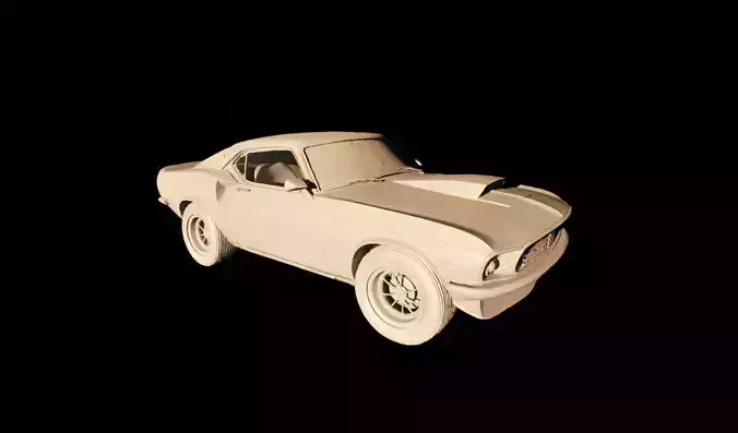 Muscle Car 3D model