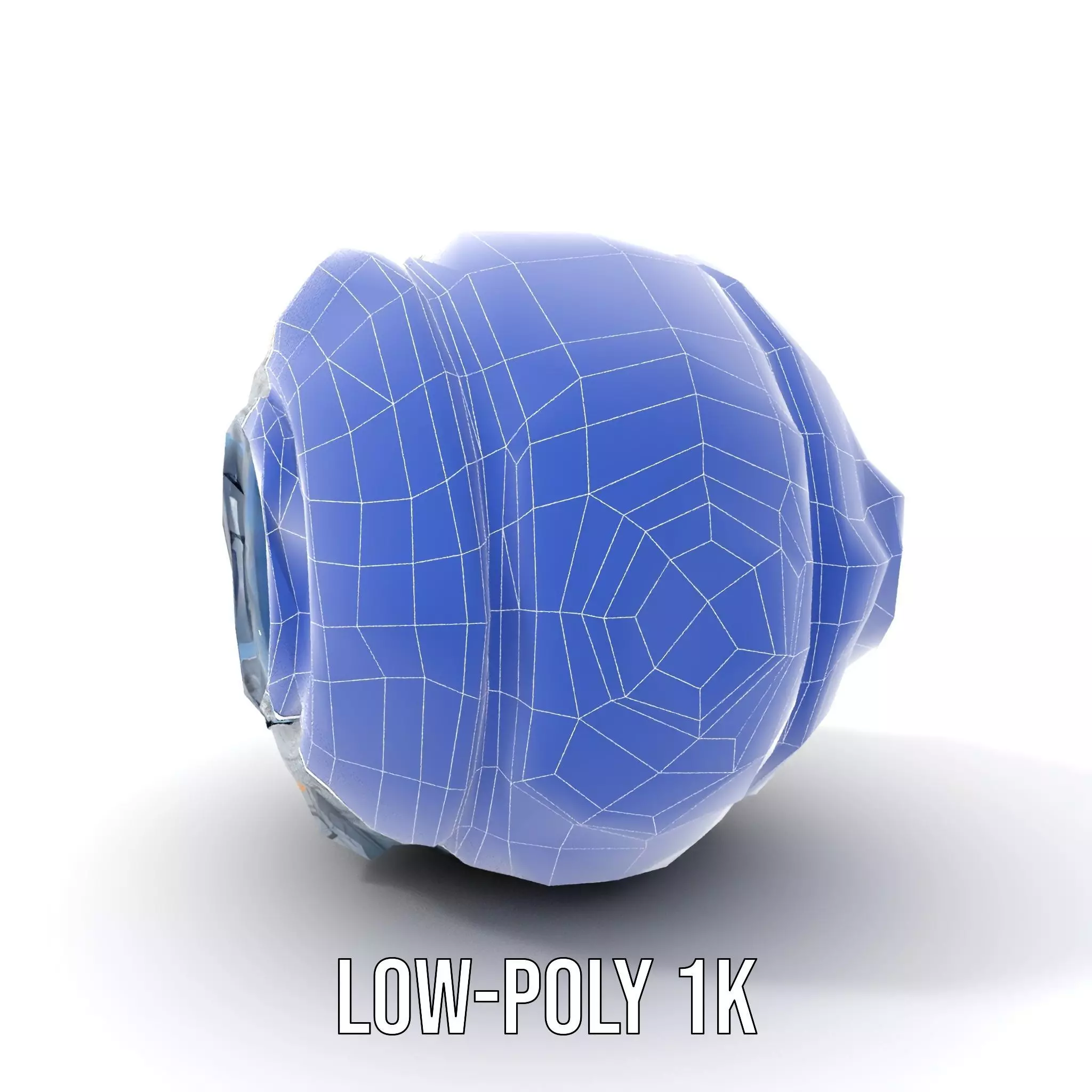 Futuristic Spherical Robot Model Pack Low-poly 3D model_27
