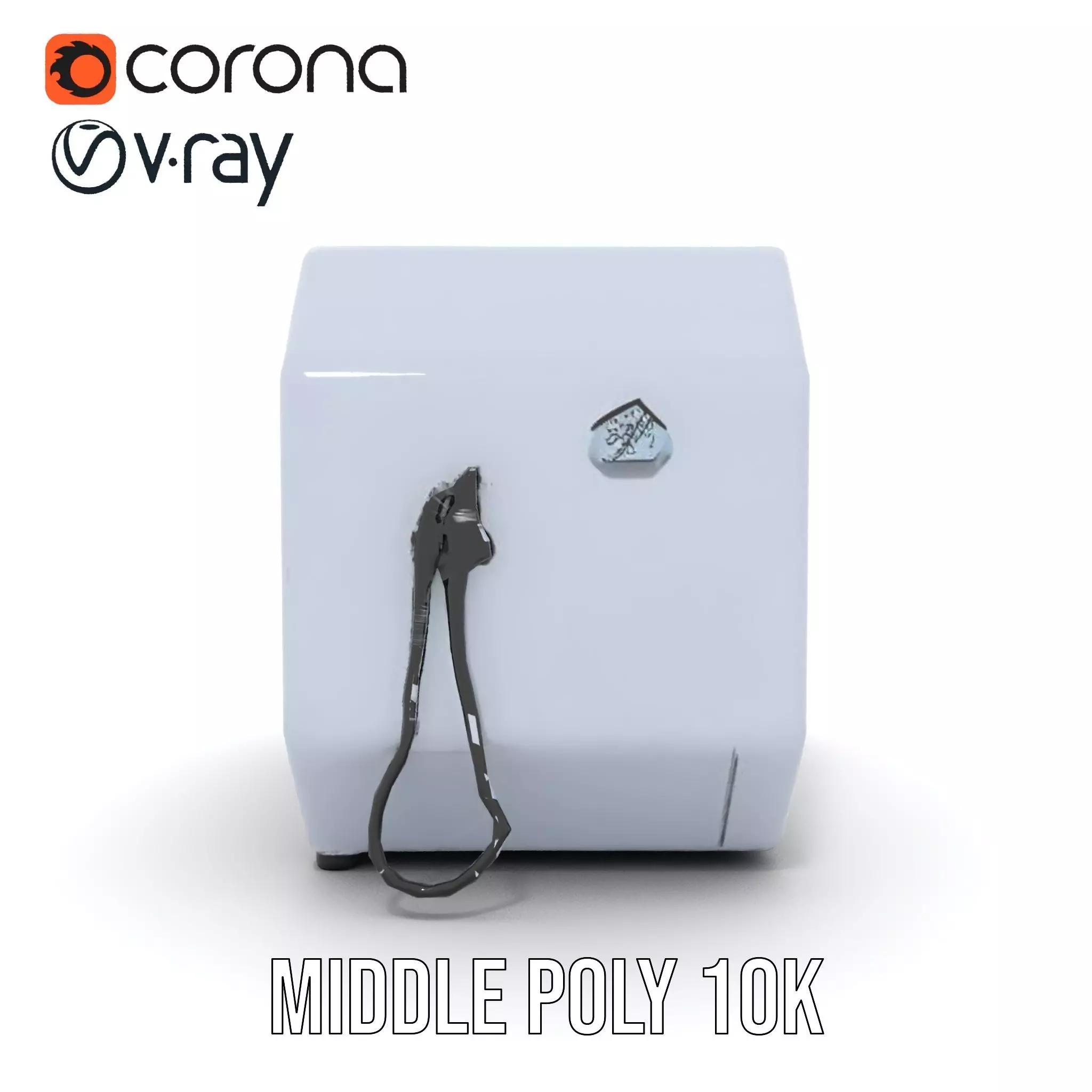 Futuristic Medical Pod model pack Low-poly 3D model_18