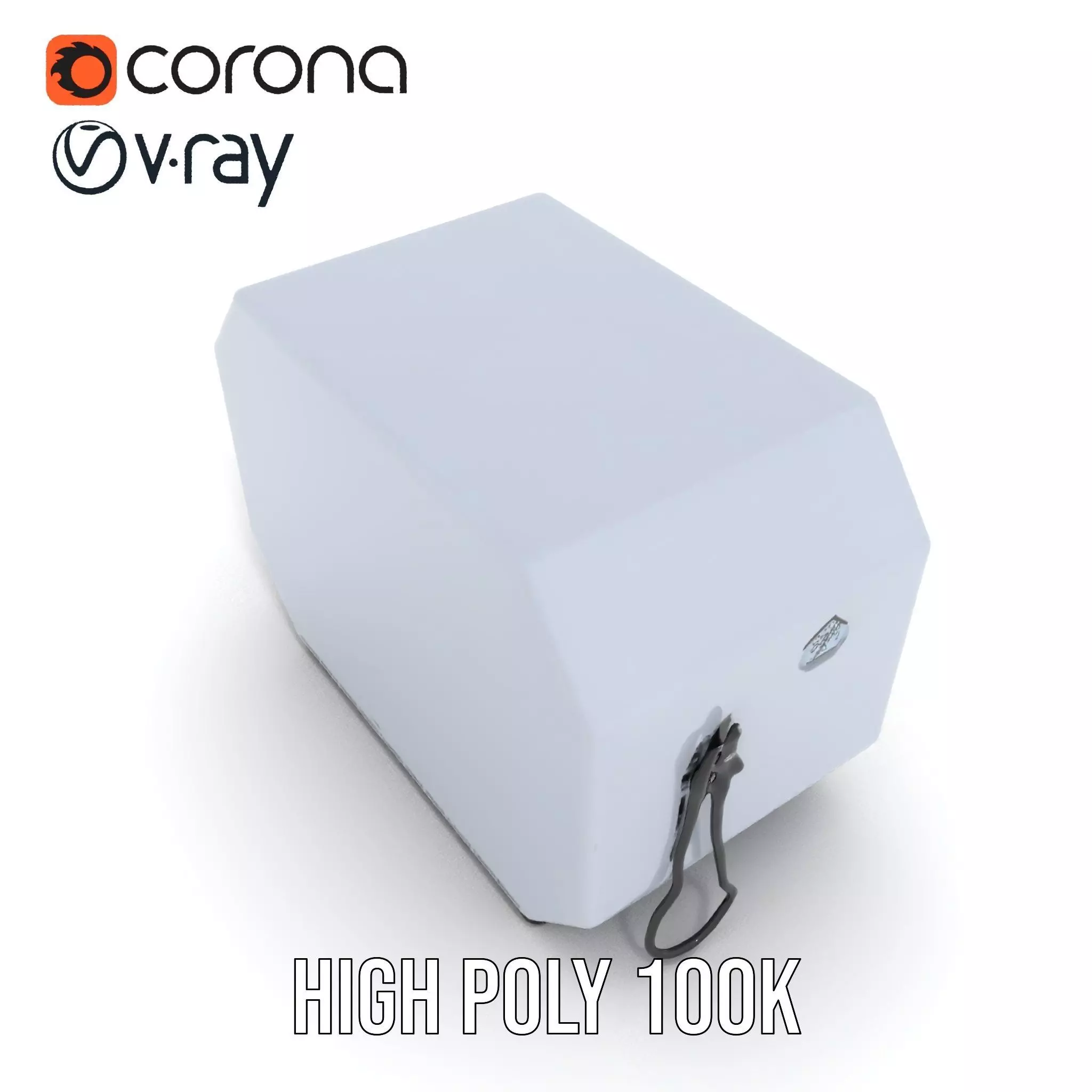 Futuristic Medical Pod model pack Low-poly 3D model_23