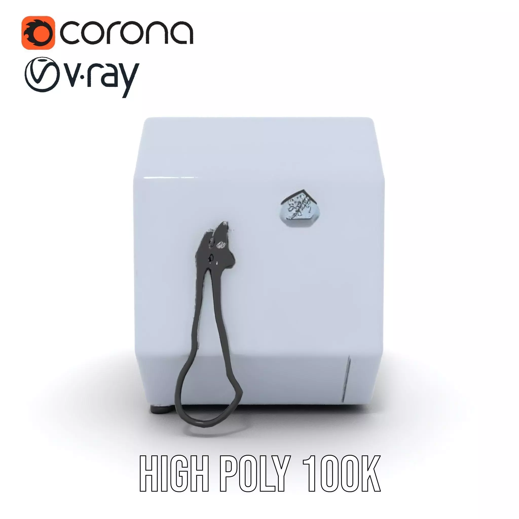 Futuristic Medical Pod model pack Low-poly 3D model_20