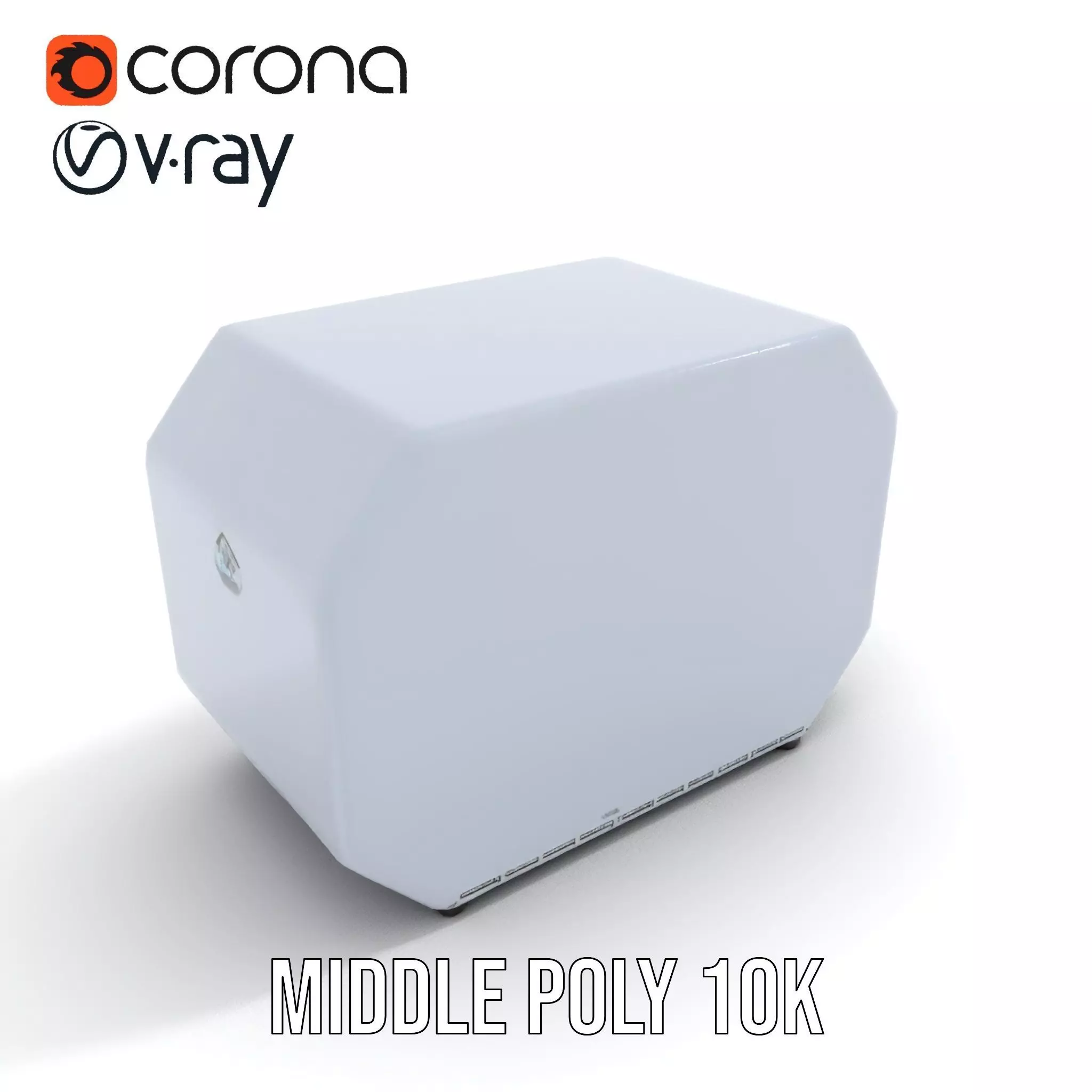 Futuristic Medical Pod model pack Low-poly 3D model_5