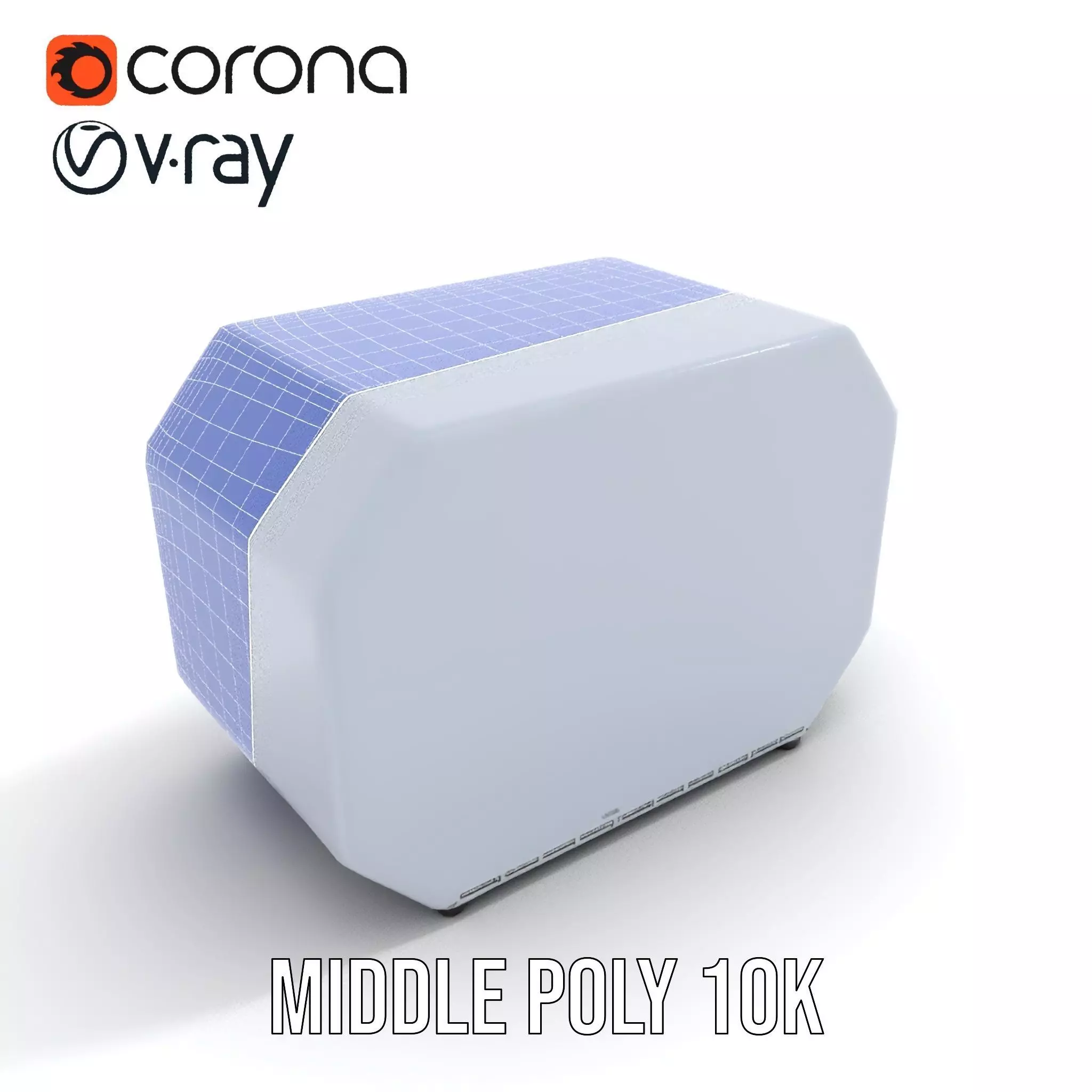 Futuristic Medical Pod model pack Low-poly 3D model_15