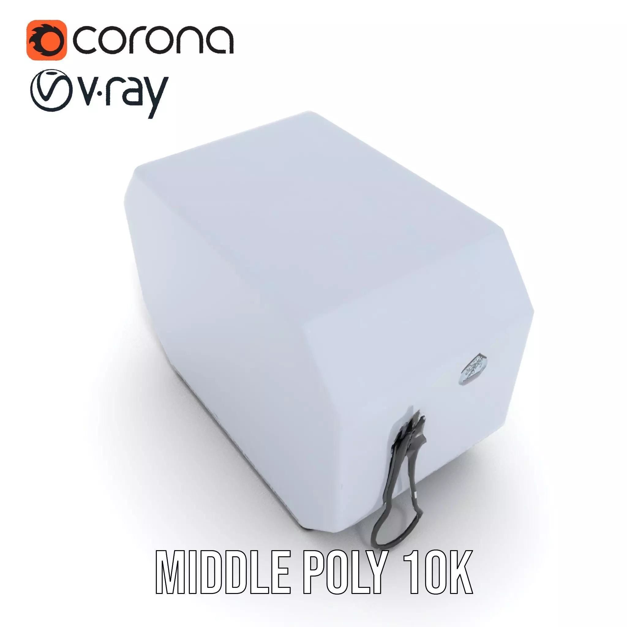 Futuristic Medical Pod model pack Low-poly 3D model_6