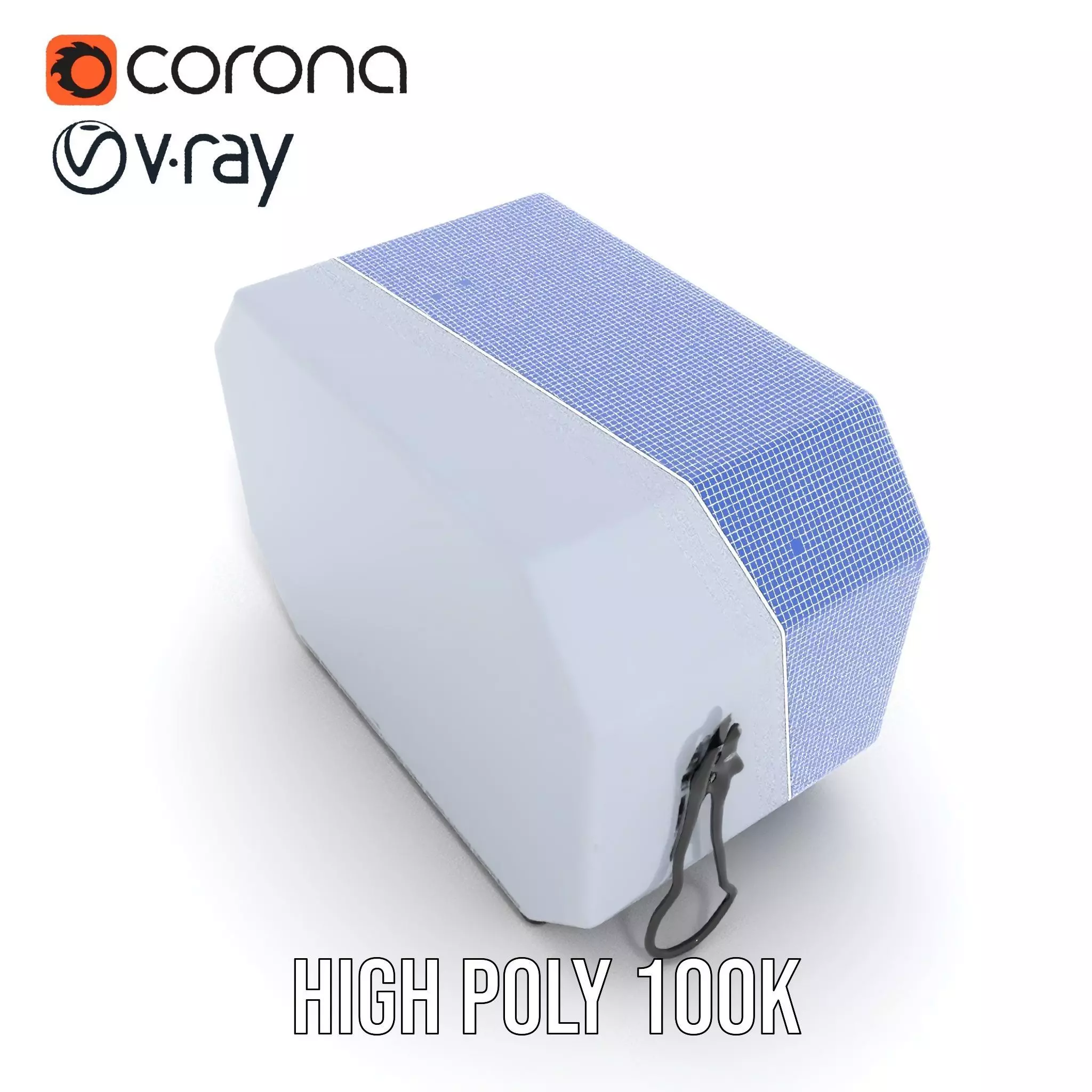 Futuristic Medical Pod model pack Low-poly 3D model_33