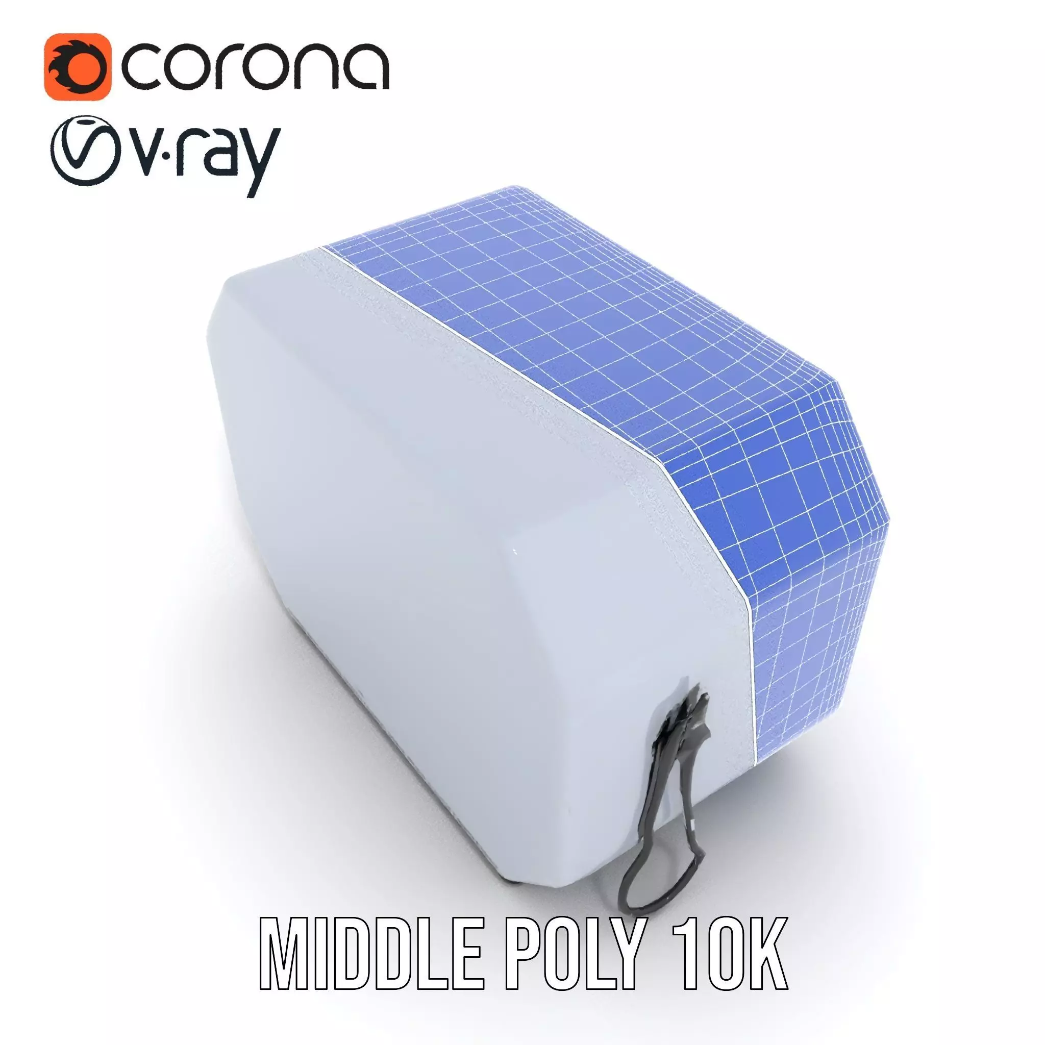 Futuristic Medical Pod model pack Low-poly 3D model_27