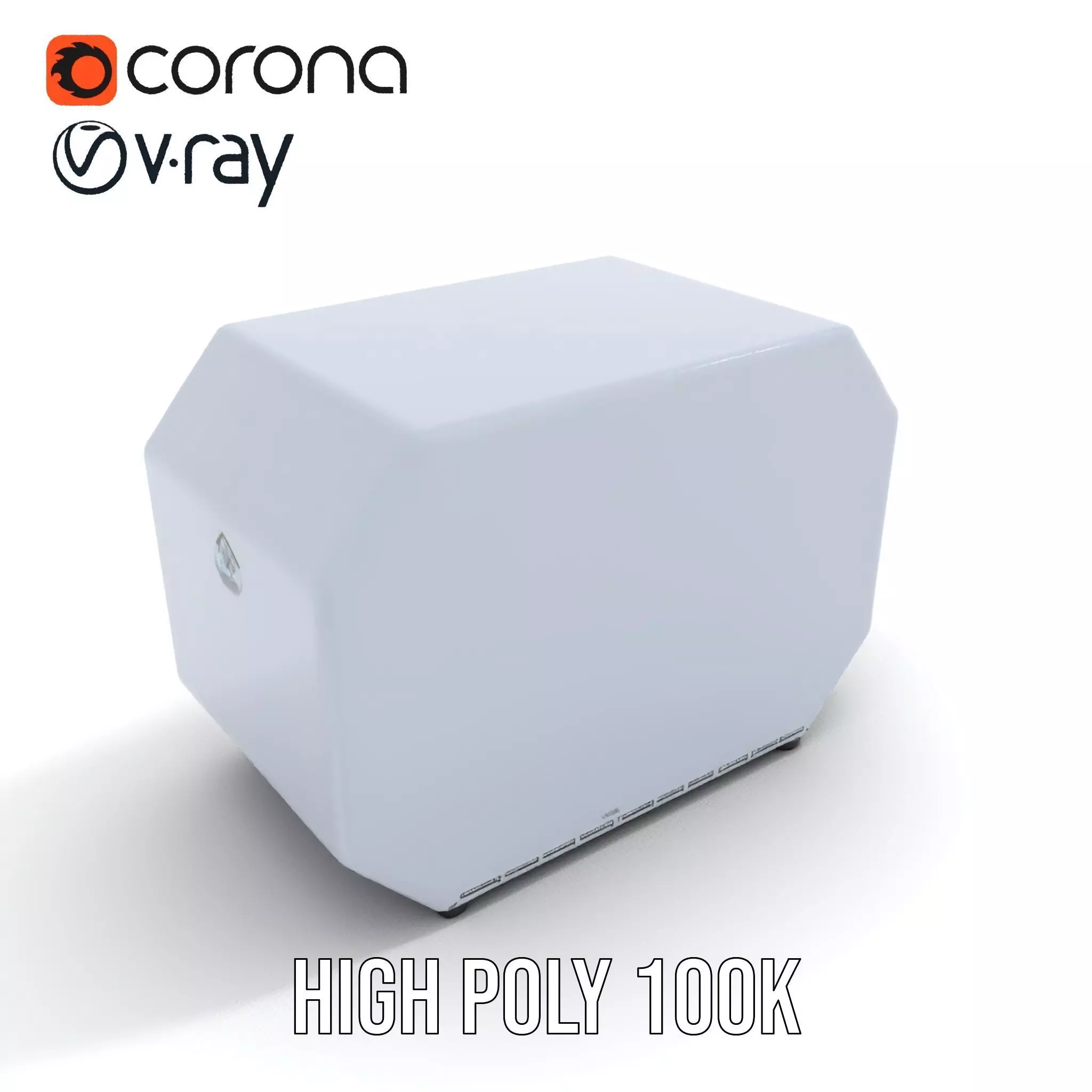 Futuristic Medical Pod model pack Low-poly 3D model_26