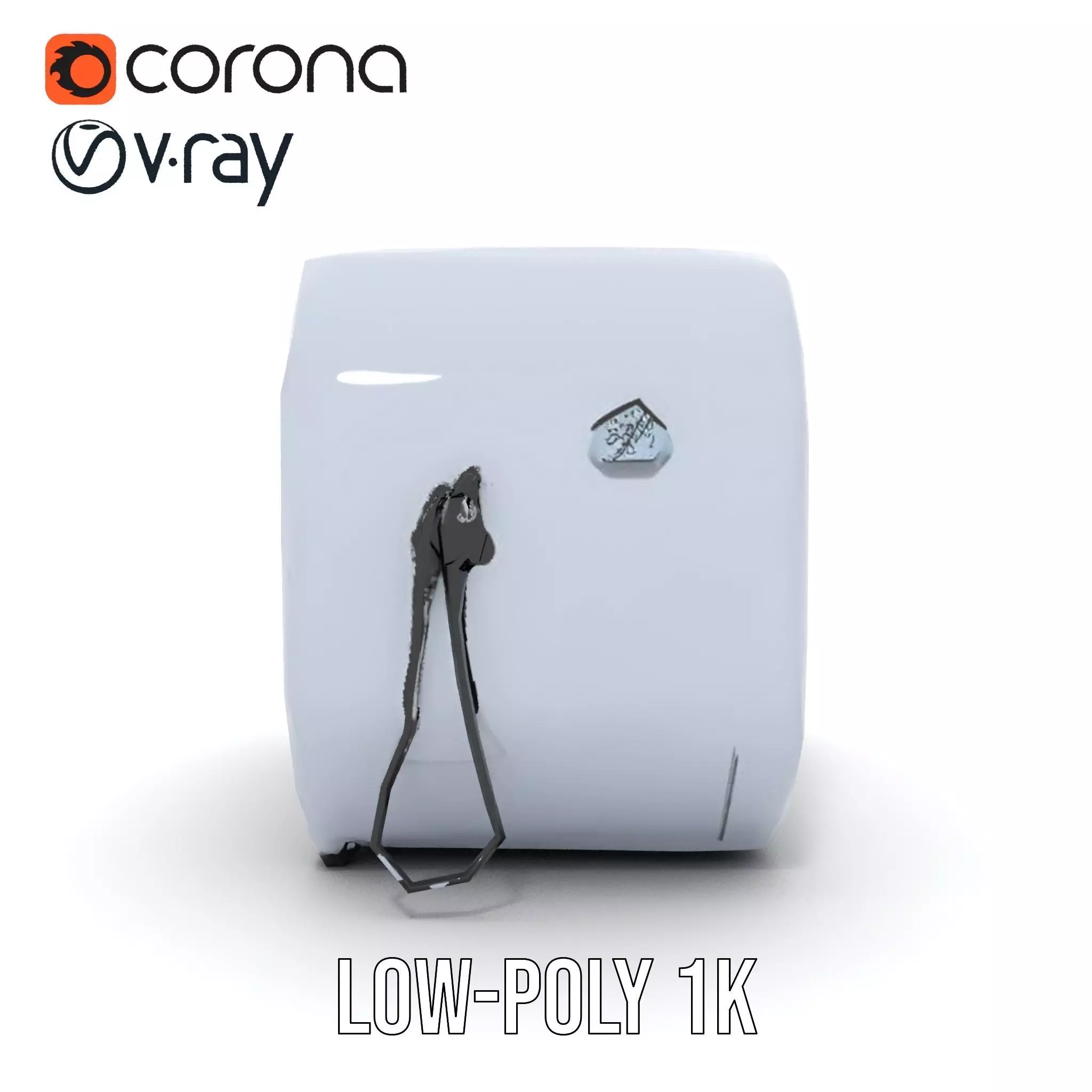 Futuristic Medical Pod model pack Low-poly 3D model_12