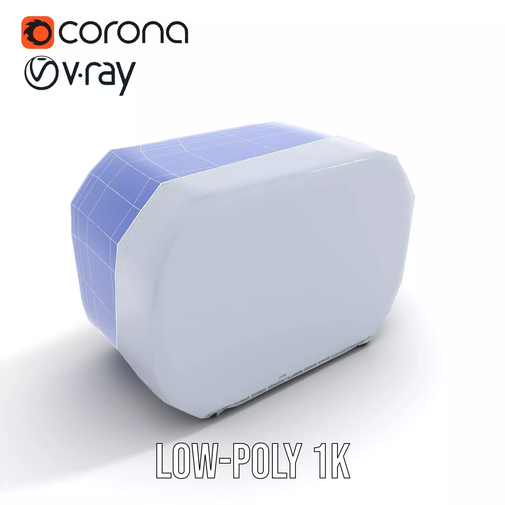 Futuristic Medical Pod model pack Low-poly 3D model_28