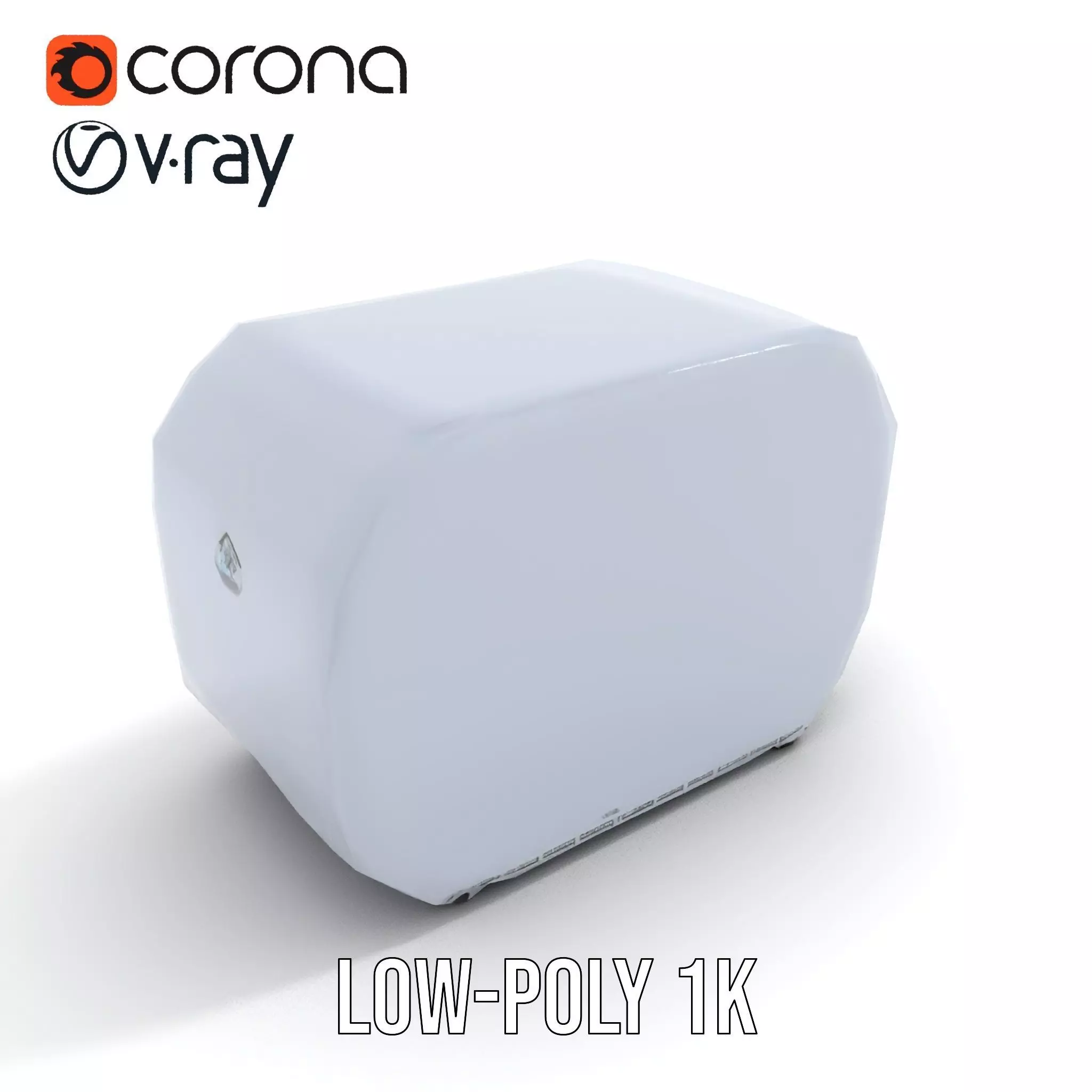 Futuristic Medical Pod model pack Low-poly 3D model_7