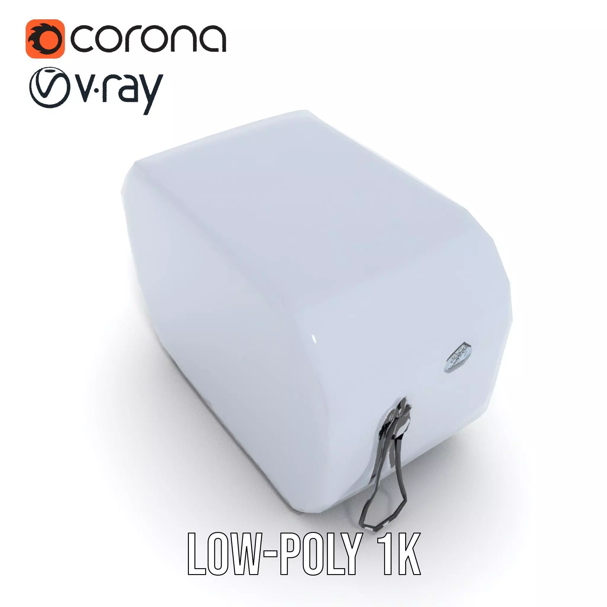 Futuristic Medical Pod model pack Low-poly 3D model_16