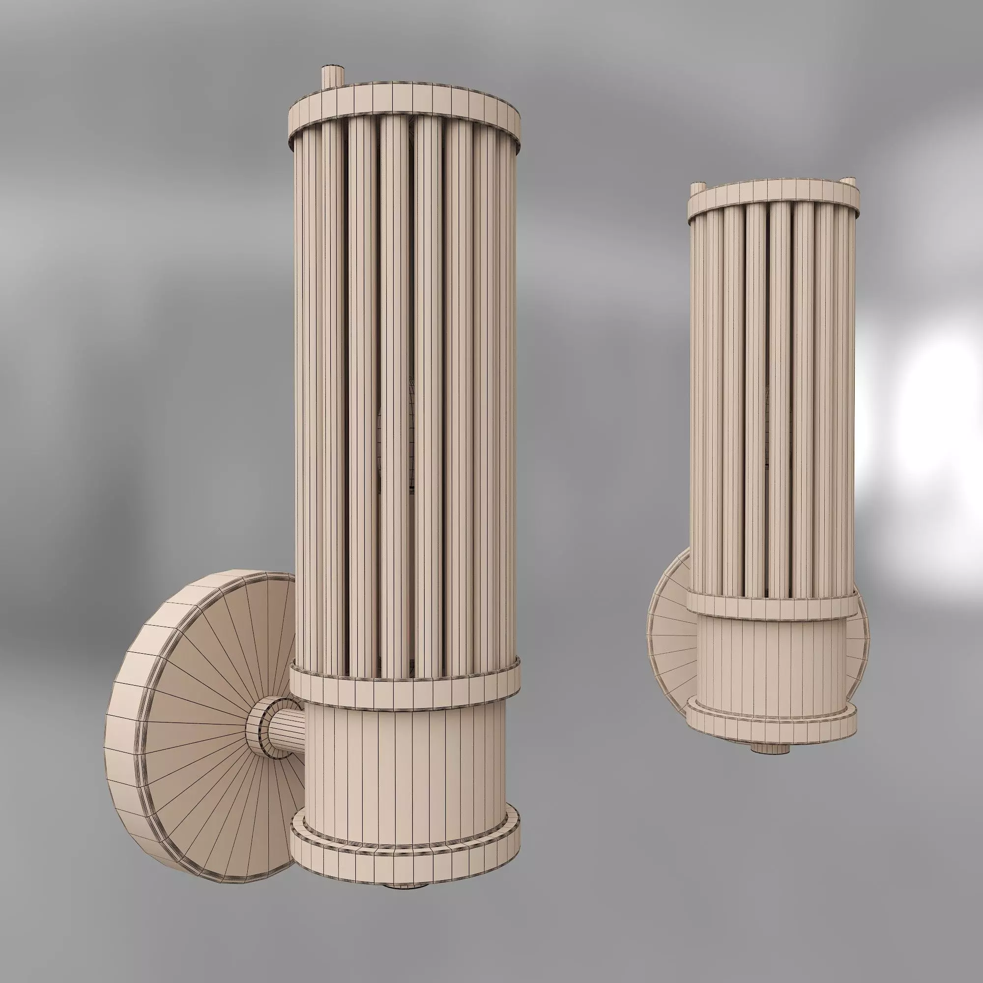 Moreanor Wall Light 3D model_1