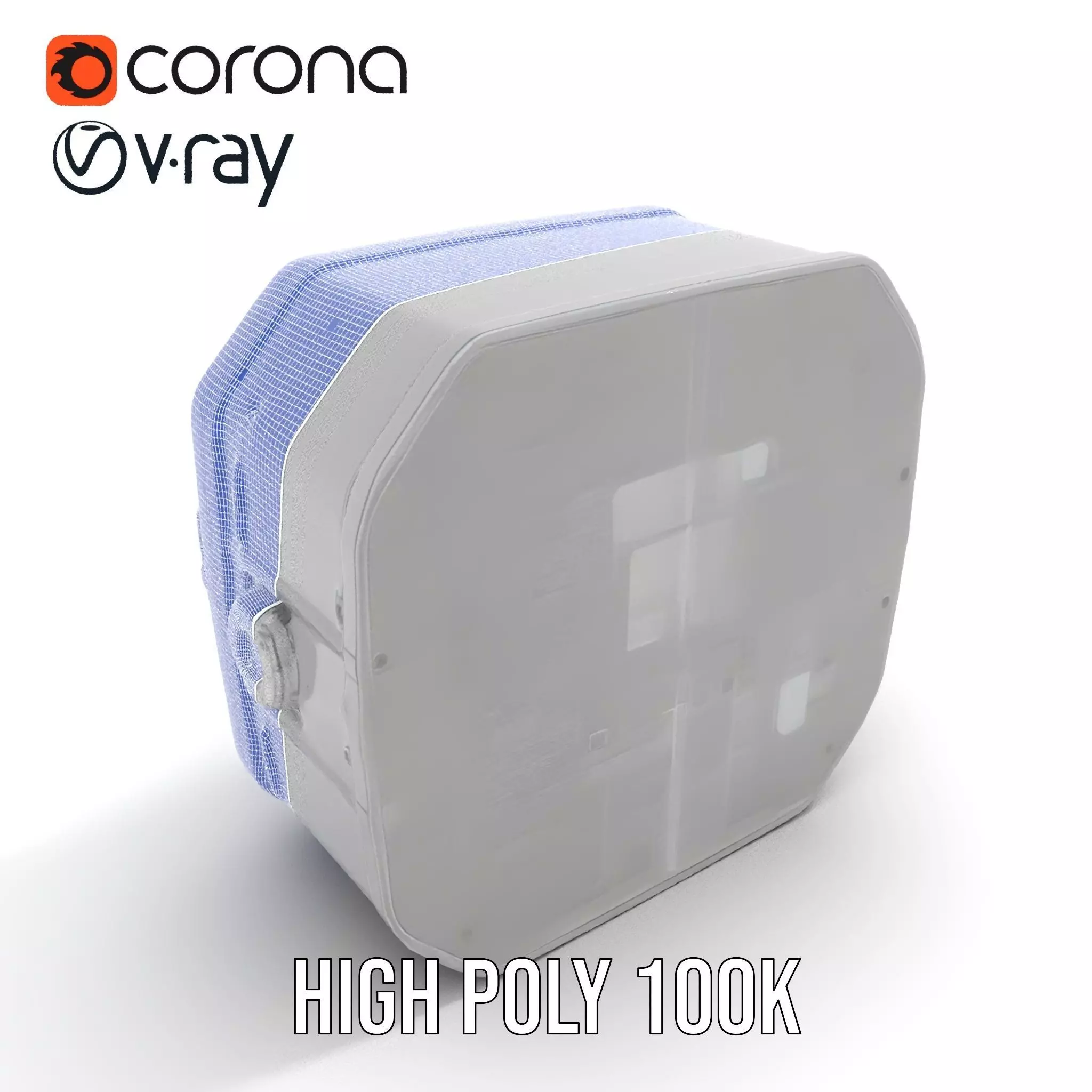 Futuristic Industrial Hatch model pack with detailed design Low-poly 3D model_23