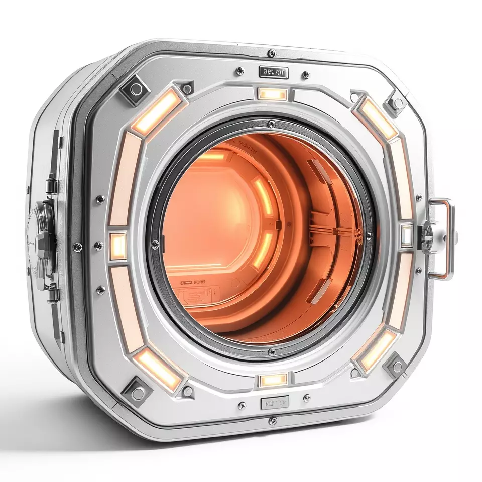 Futuristic Industrial Hatch model pack with detailed design Low-poly 3D model_2