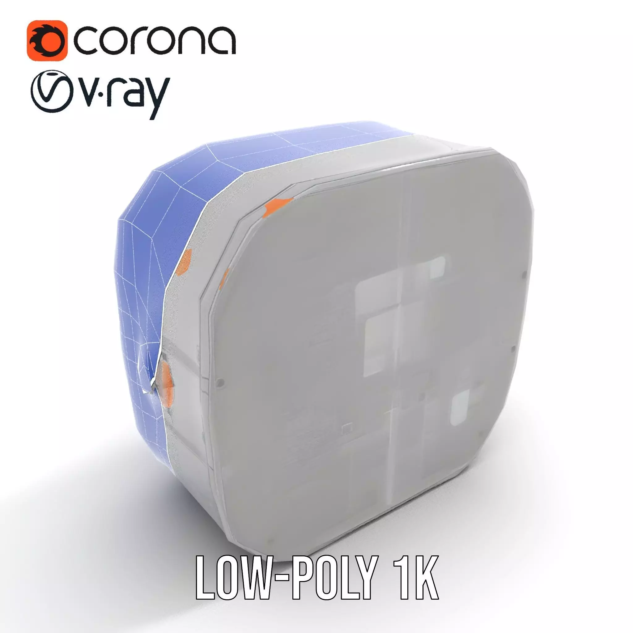 Futuristic Industrial Hatch model pack with detailed design Low-poly 3D model_22