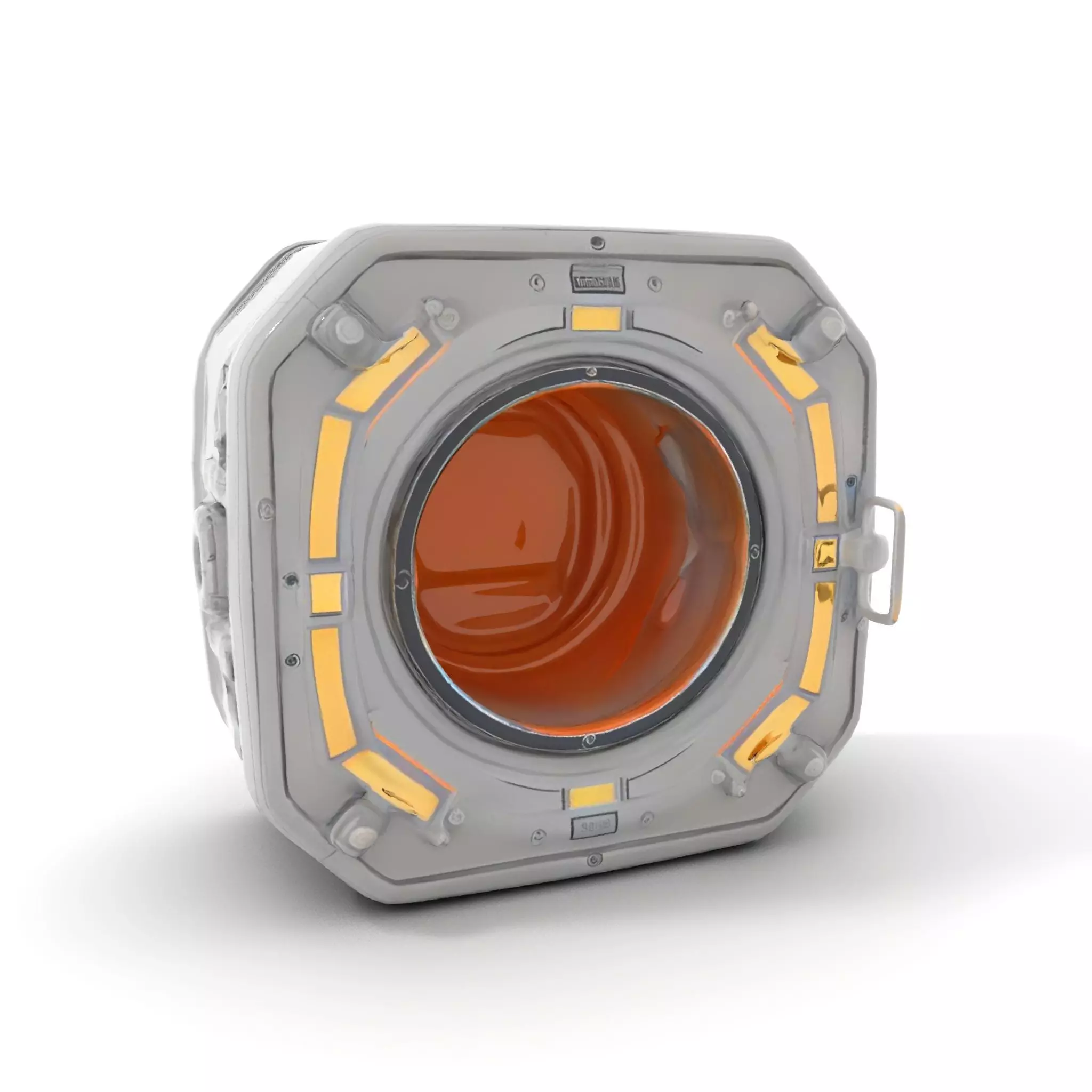 Futuristic Industrial Hatch model pack with detailed design Low-poly 3D model_6