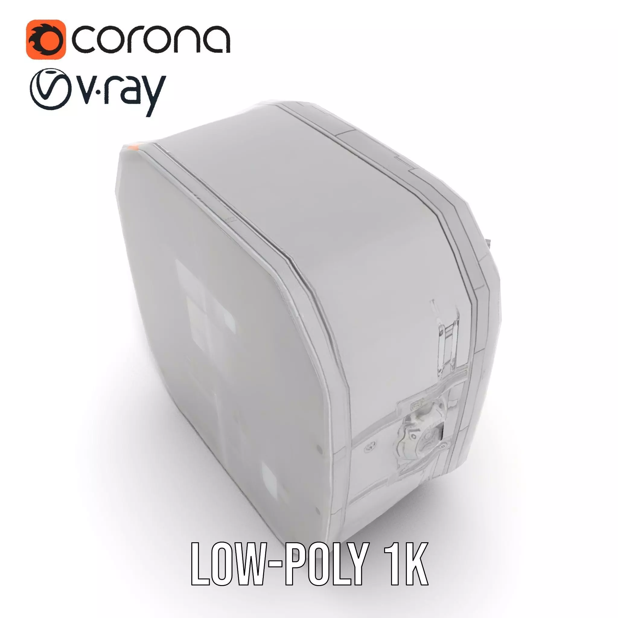 Futuristic Industrial Hatch model pack with detailed design Low-poly 3D model_16