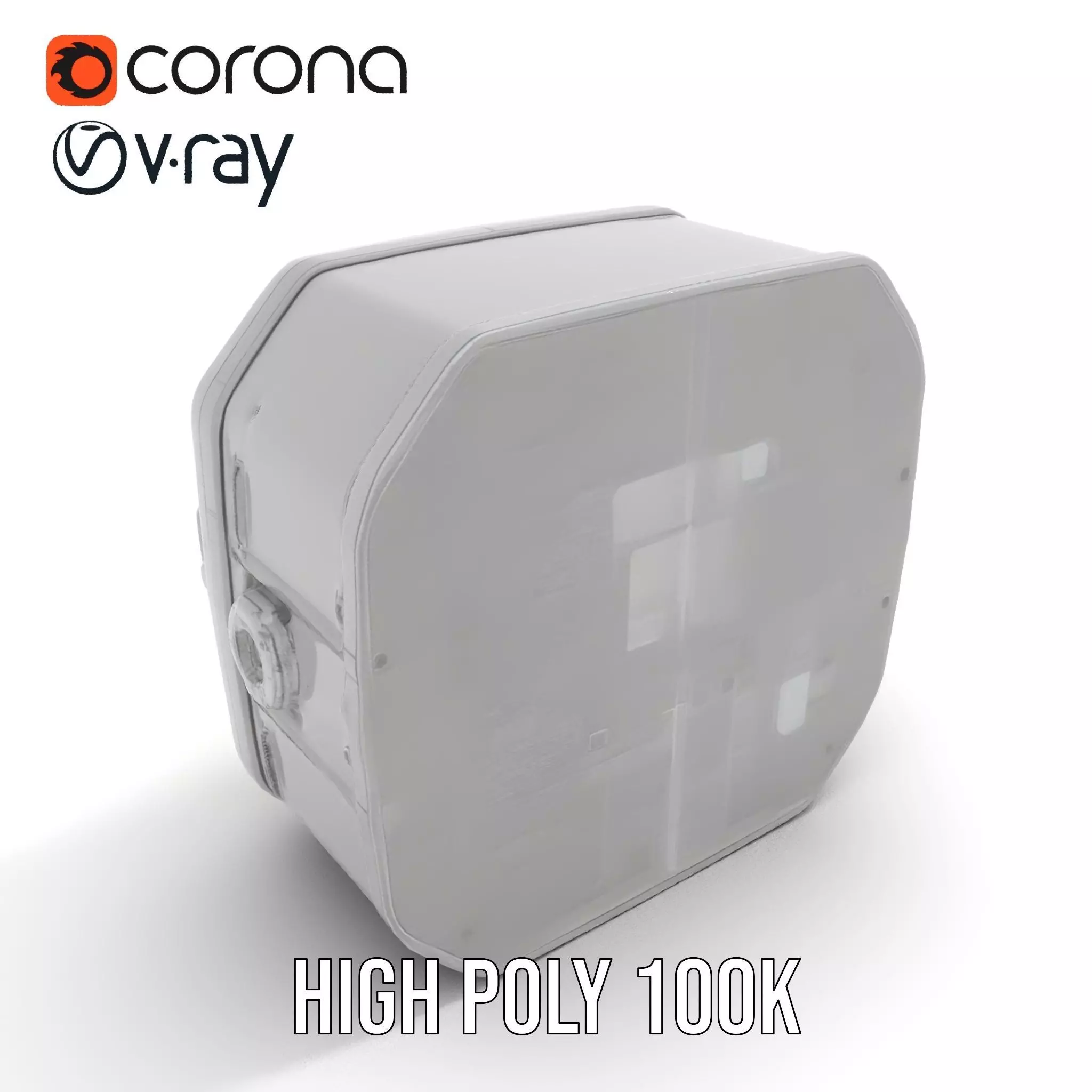 Futuristic Industrial Hatch model pack with detailed design Low-poly 3D model_20