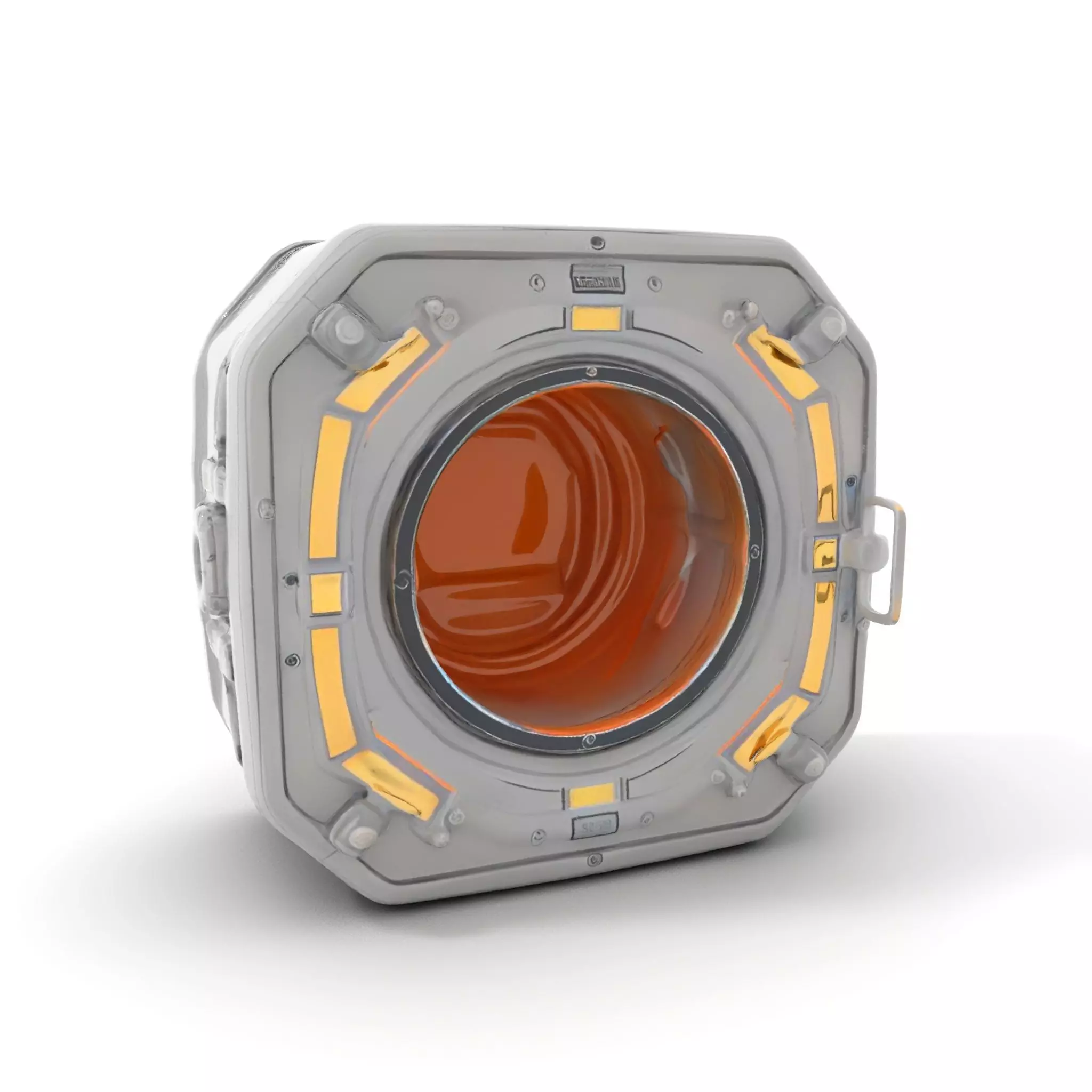 Futuristic Industrial Hatch model pack with detailed design Low-poly 3D model_0