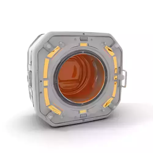 Futuristic Industrial Hatch model pack with detailed design