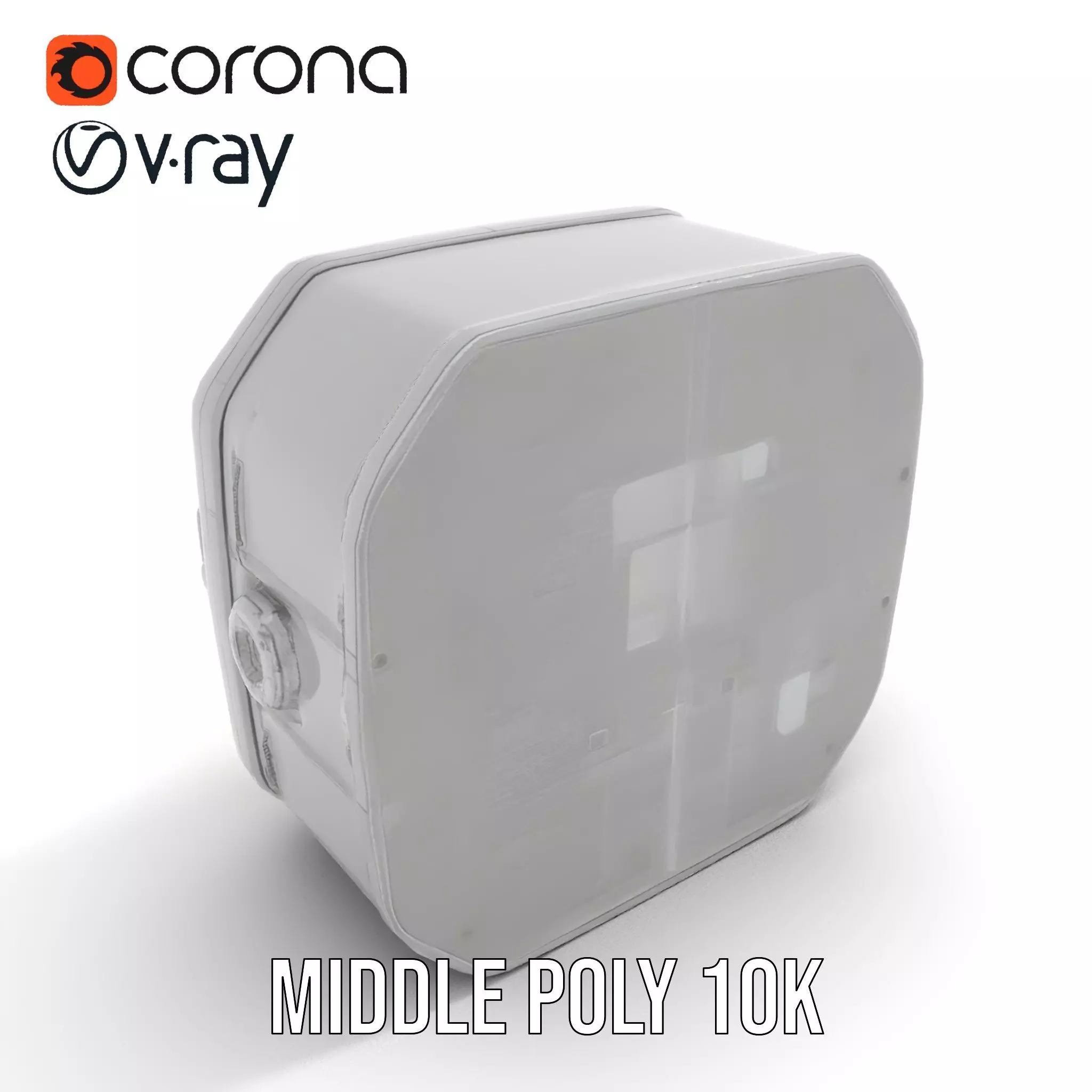 Futuristic Industrial Hatch model pack with detailed design Low-poly 3D model_15