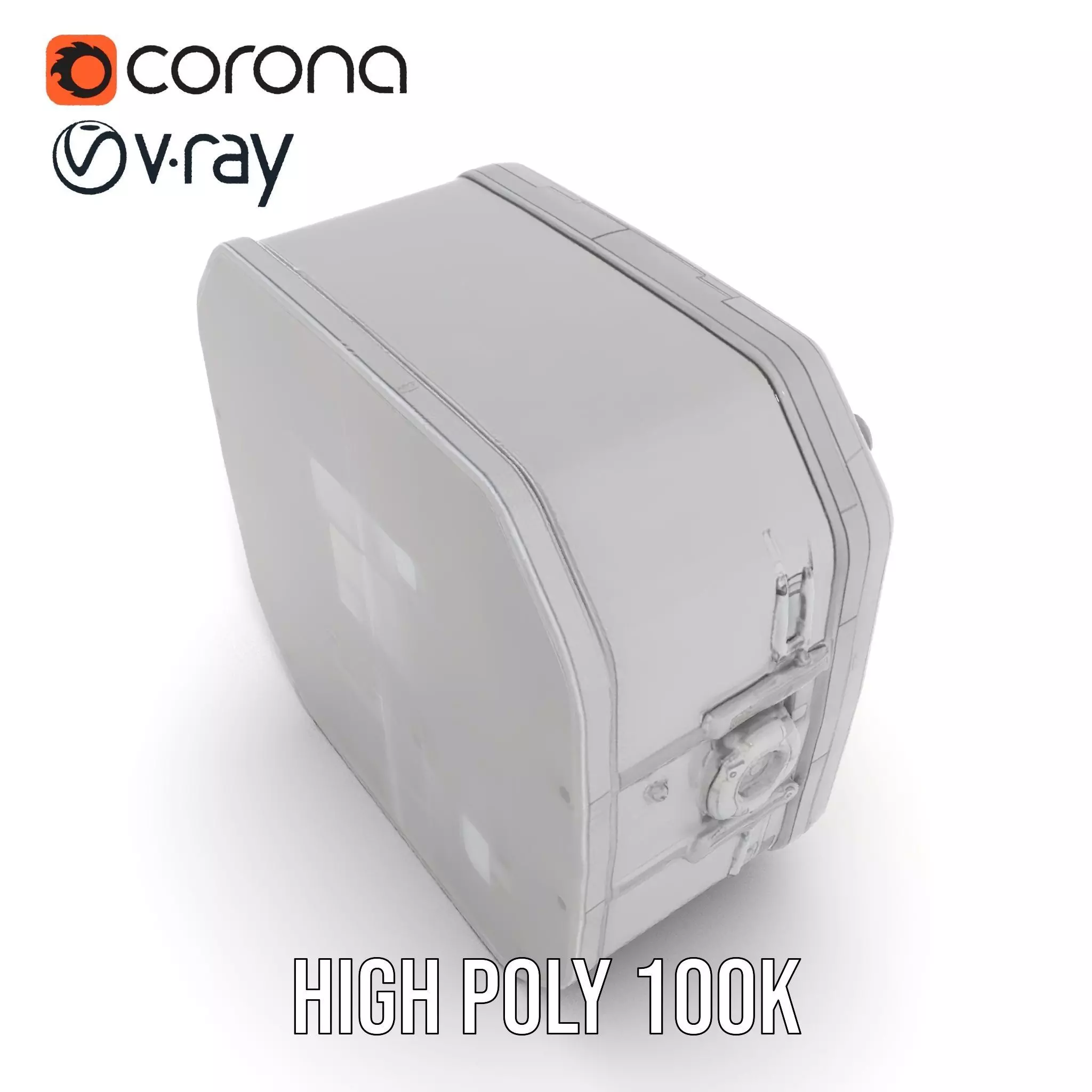 Futuristic Industrial Hatch model pack with detailed design Low-poly 3D model_17