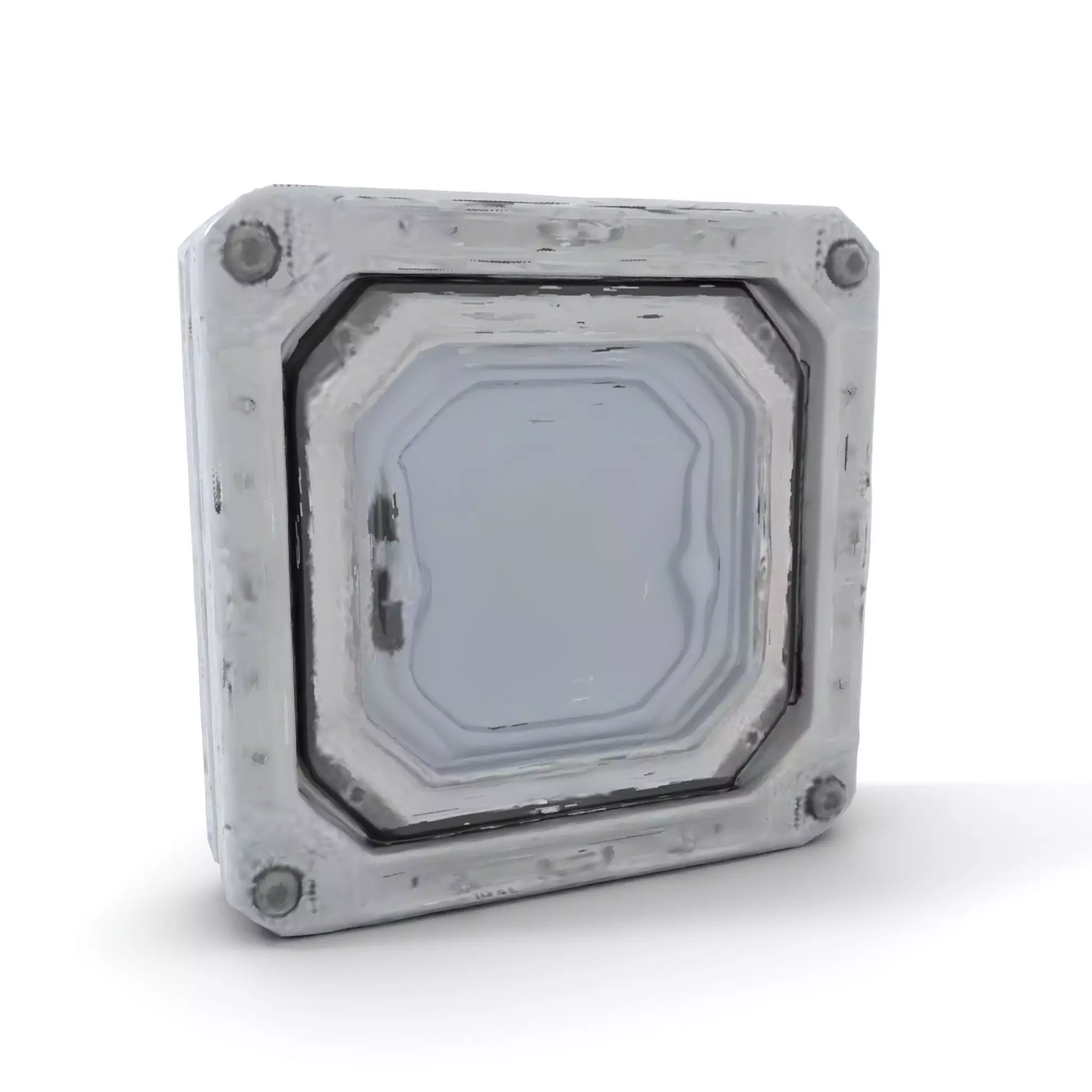 Futuristic SciFi Portal Model Pack with Metallic Accents Low-poly 3D model_6