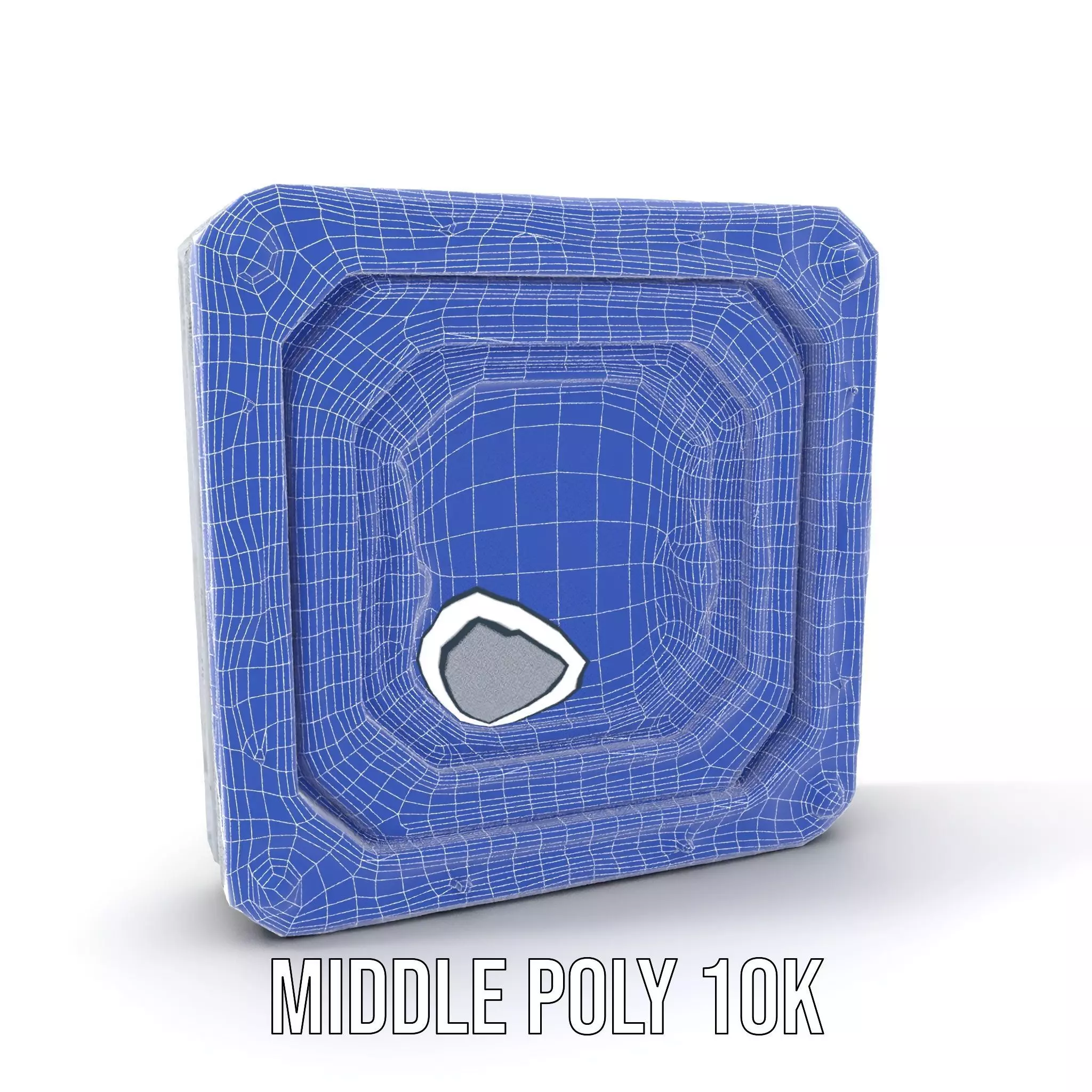 Futuristic SciFi Portal Model Pack with Metallic Accents Low-poly 3D model_27