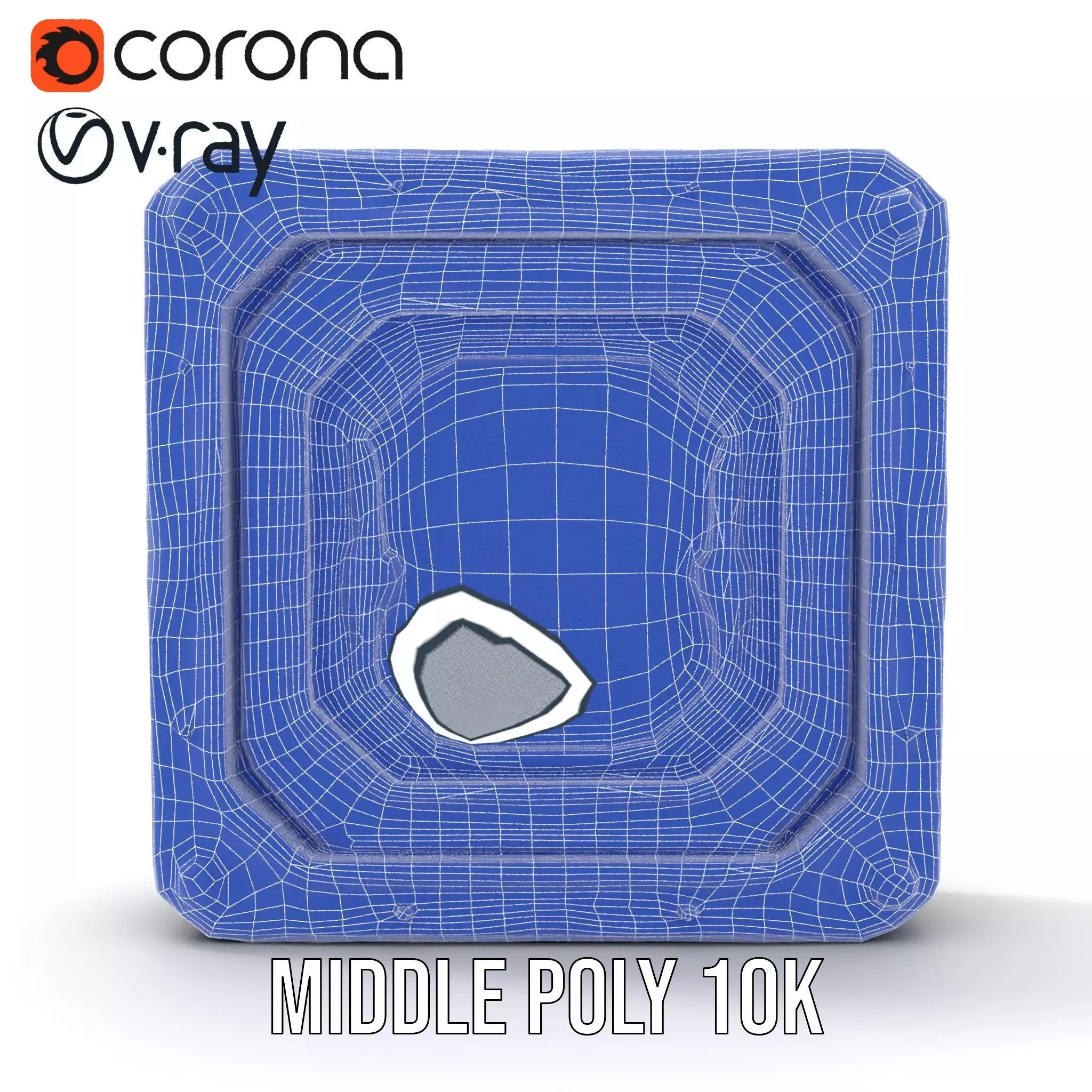 Futuristic SciFi Portal Model Pack with Metallic Accents Low-poly 3D model_21