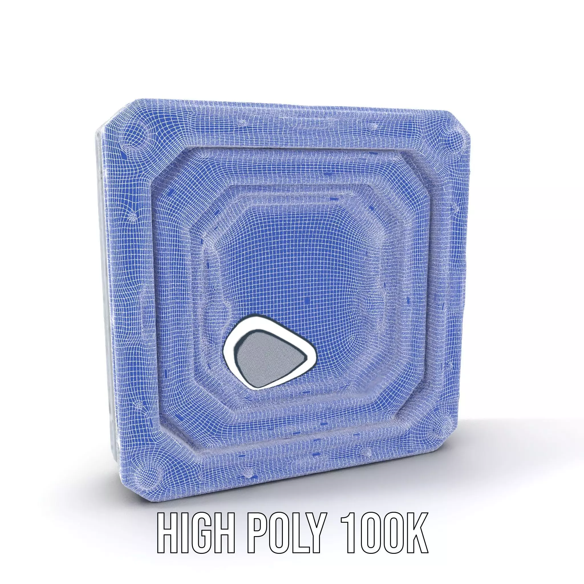 Futuristic SciFi Portal Model Pack with Metallic Accents Low-poly 3D model_4