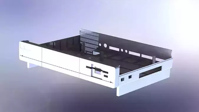 Commodore Amiga 1000 3d printed enclosure 3D print model