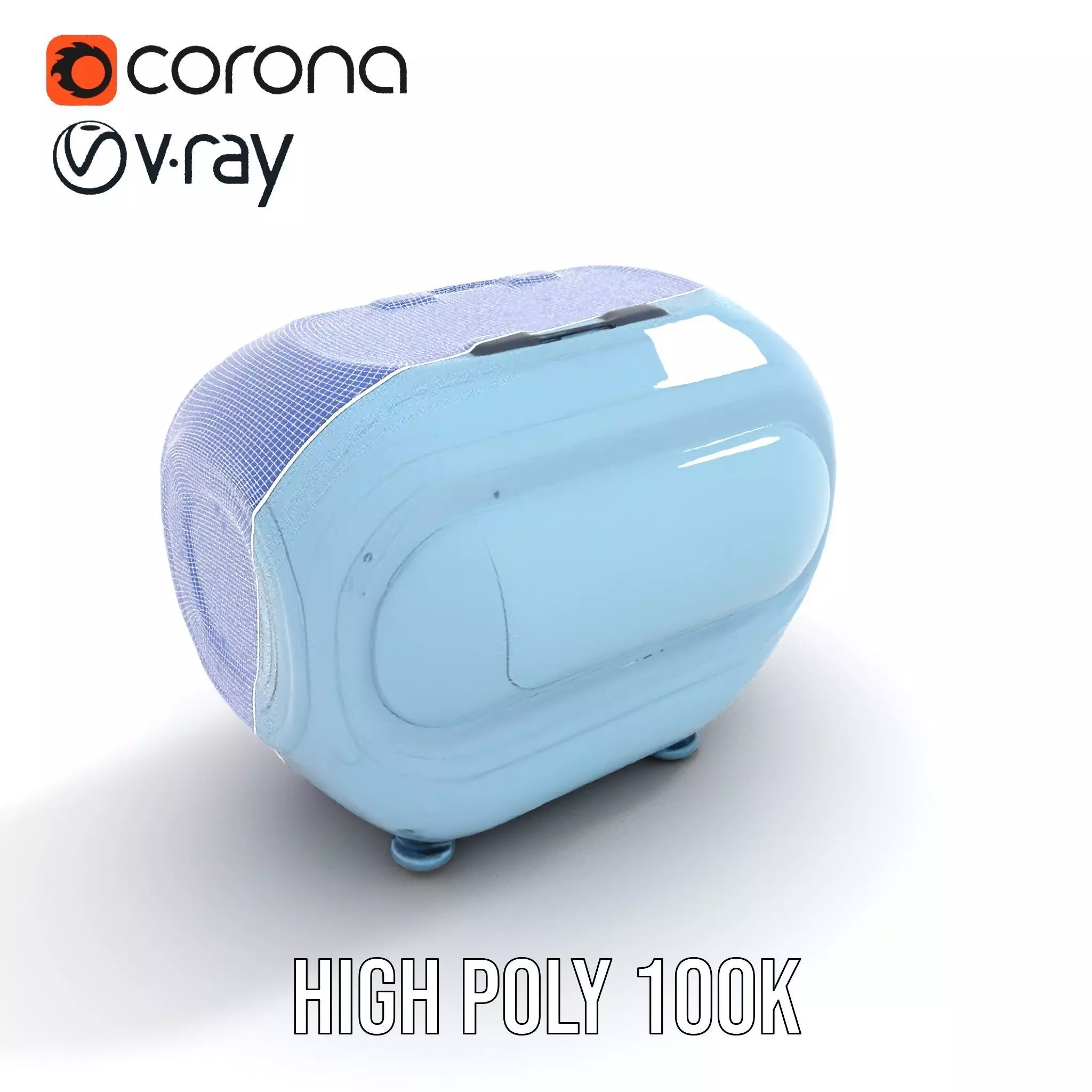 Futuristic Sleep Pod Model Pack with Interior Design Low-poly 3D model_20