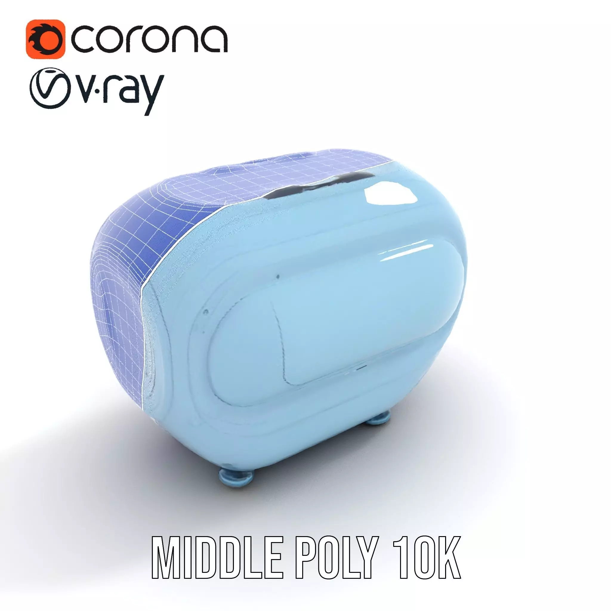 Futuristic Sleep Pod Model Pack with Interior Design Low-poly 3D model_29