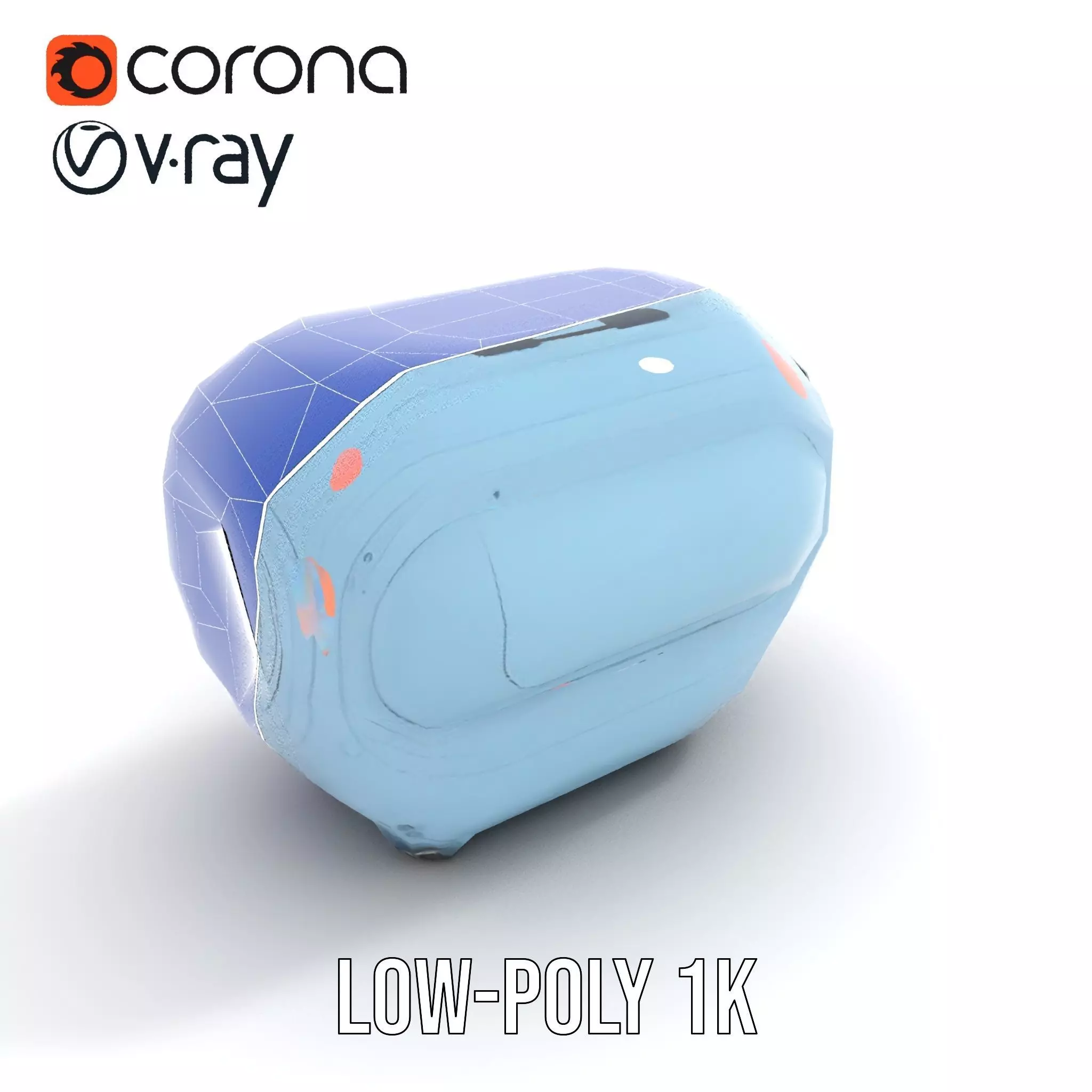 Futuristic Sleep Pod Model Pack with Interior Design Low-poly 3D model_24