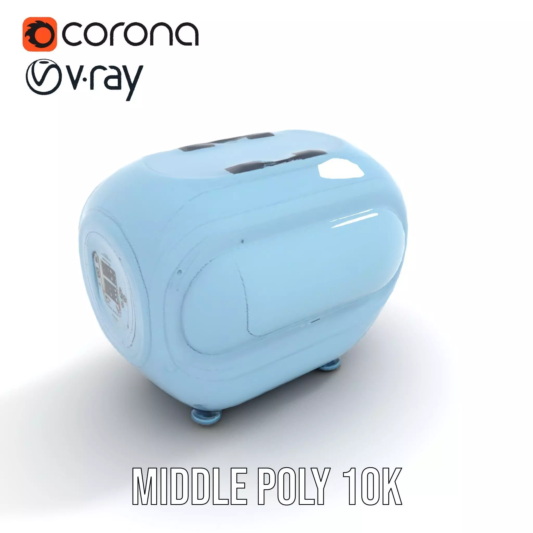 Futuristic Sleep Pod Model Pack with Interior Design Low-poly 3D model_15