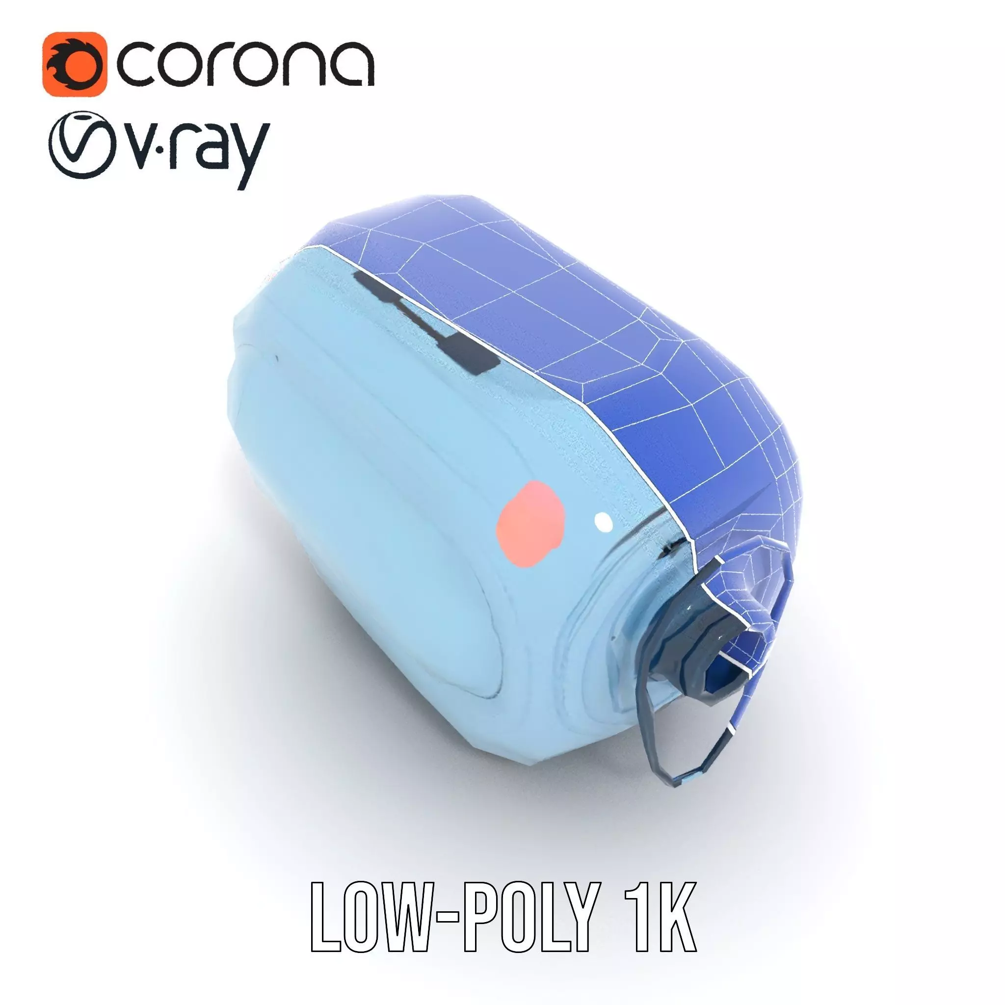 Futuristic Sleep Pod Model Pack with Interior Design Low-poly 3D model_30