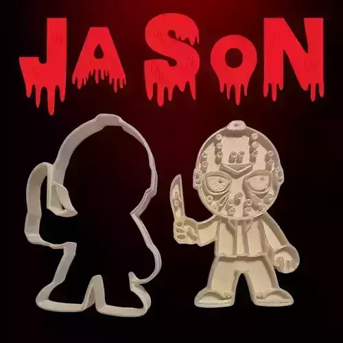 Jason Friday The 13th Cookie Cutter Embosser 3D print model