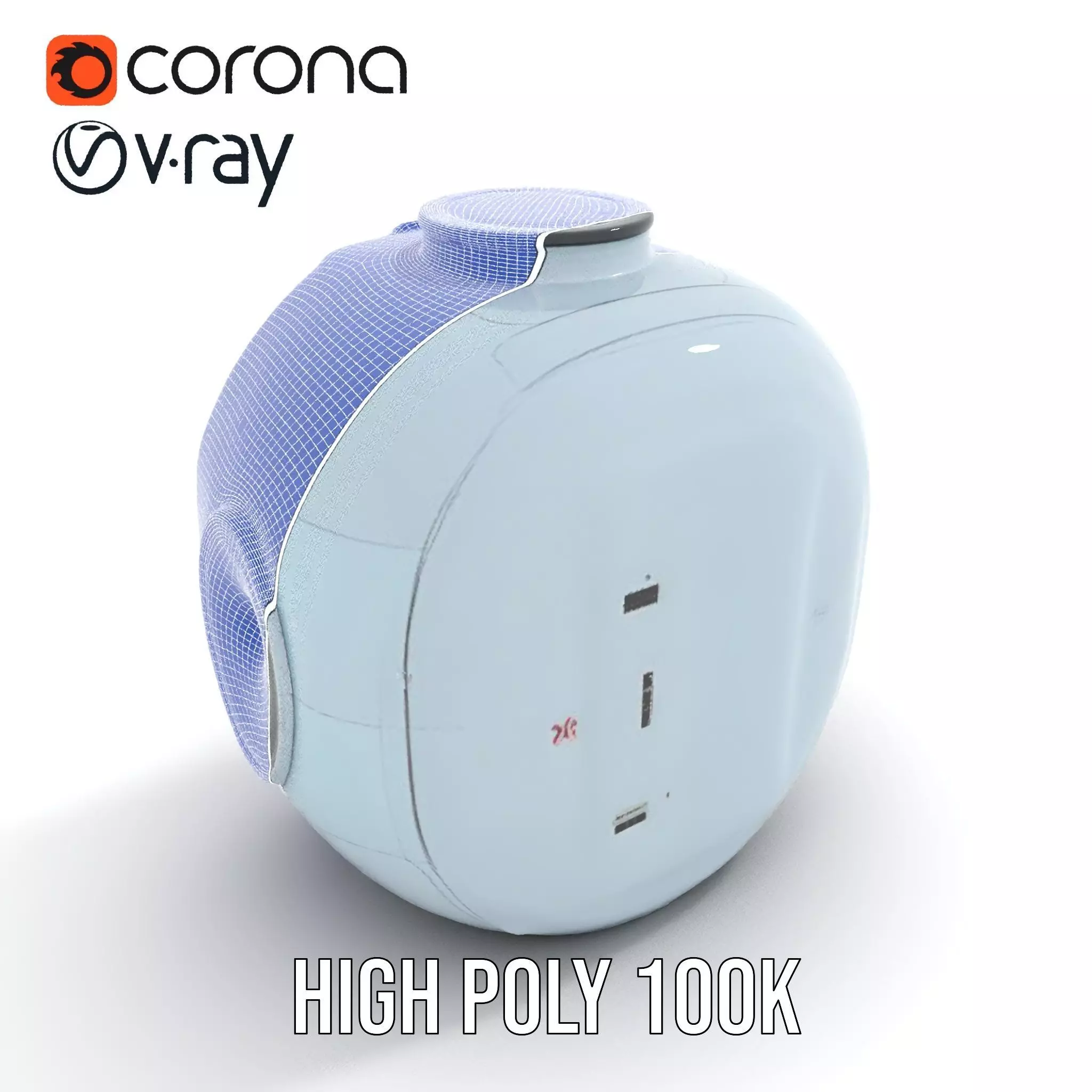 Futuristic Medical Pod Model Pack Low-poly 3D model_34