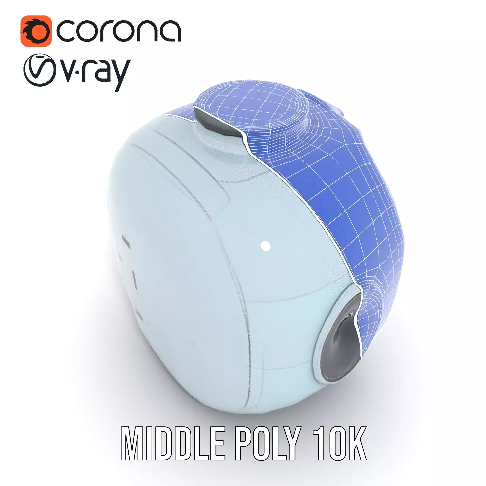 Futuristic Medical Pod Model Pack Low-poly 3D model_23