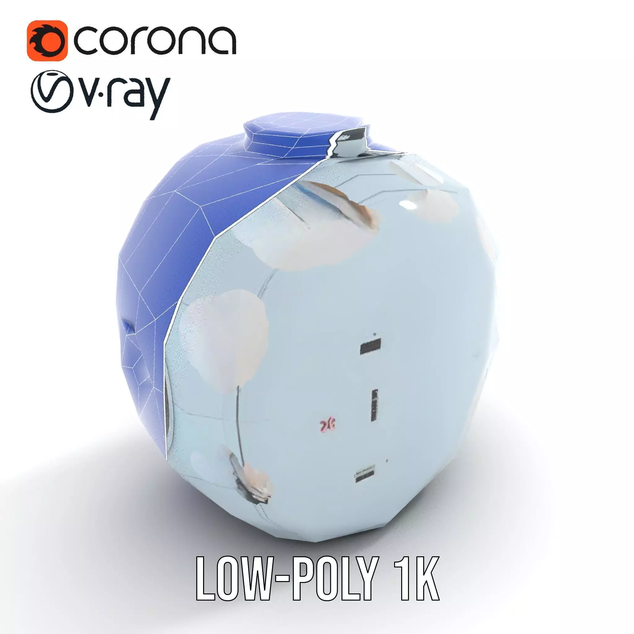 Futuristic Medical Pod Model Pack Low-poly 3D model_24