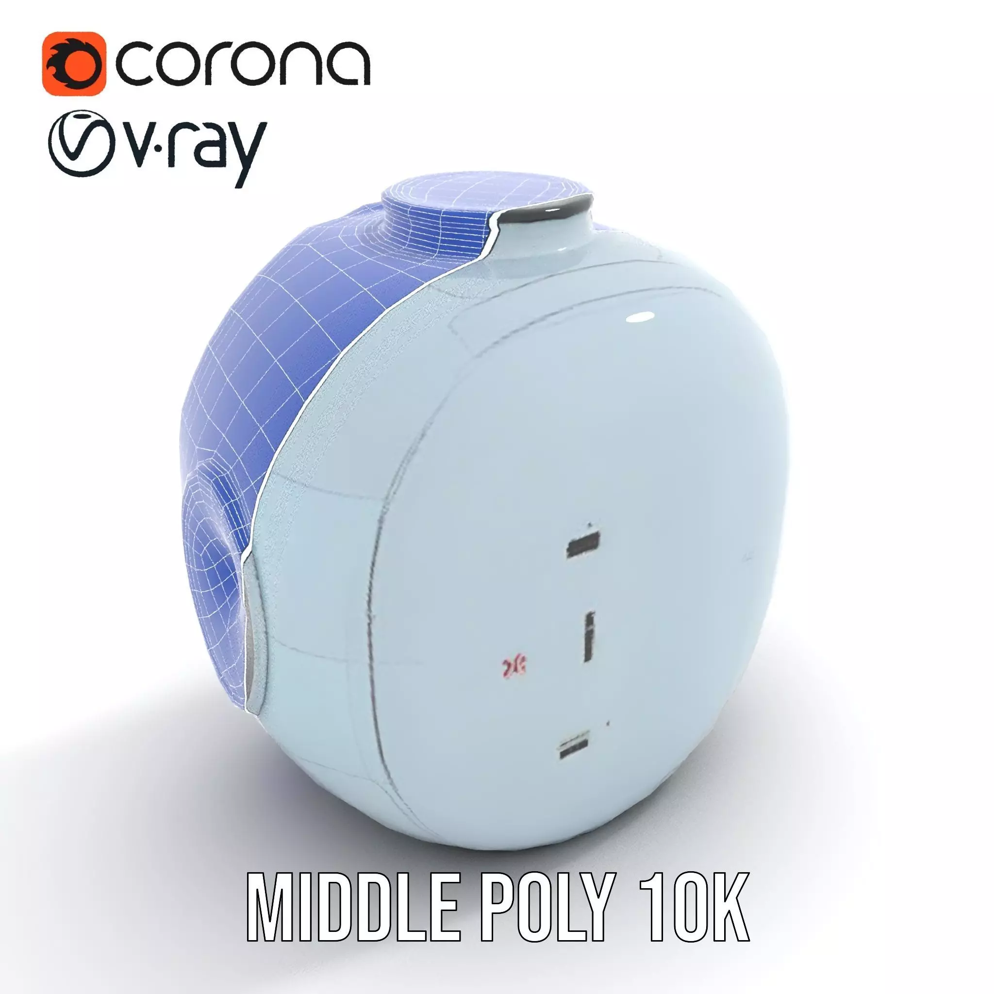 Futuristic Medical Pod Model Pack Low-poly 3D model_10